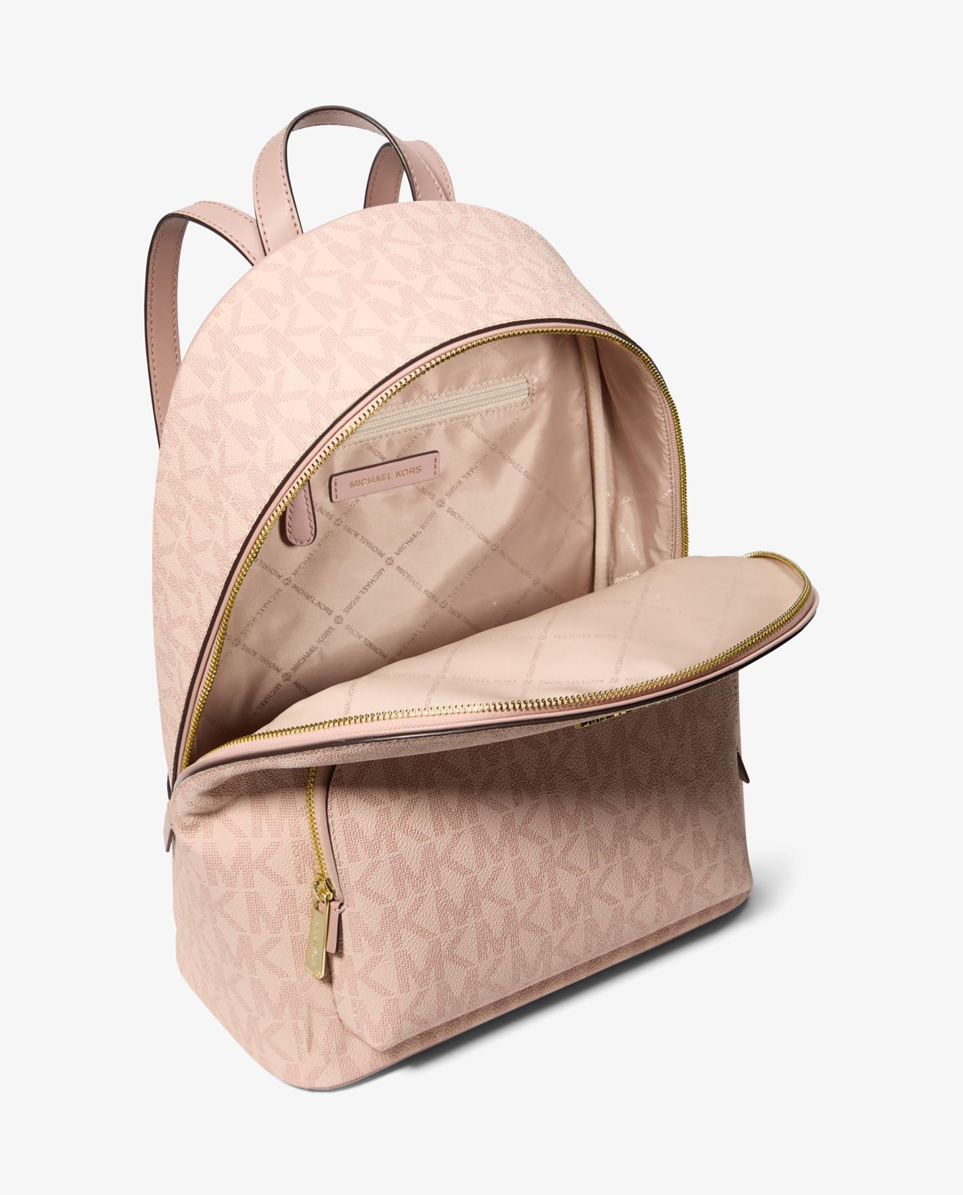 Imagen 3 de Mochila de mujer Connie mediana con logotipo - Michael Michael Kors - Rosa claro Rosa claro