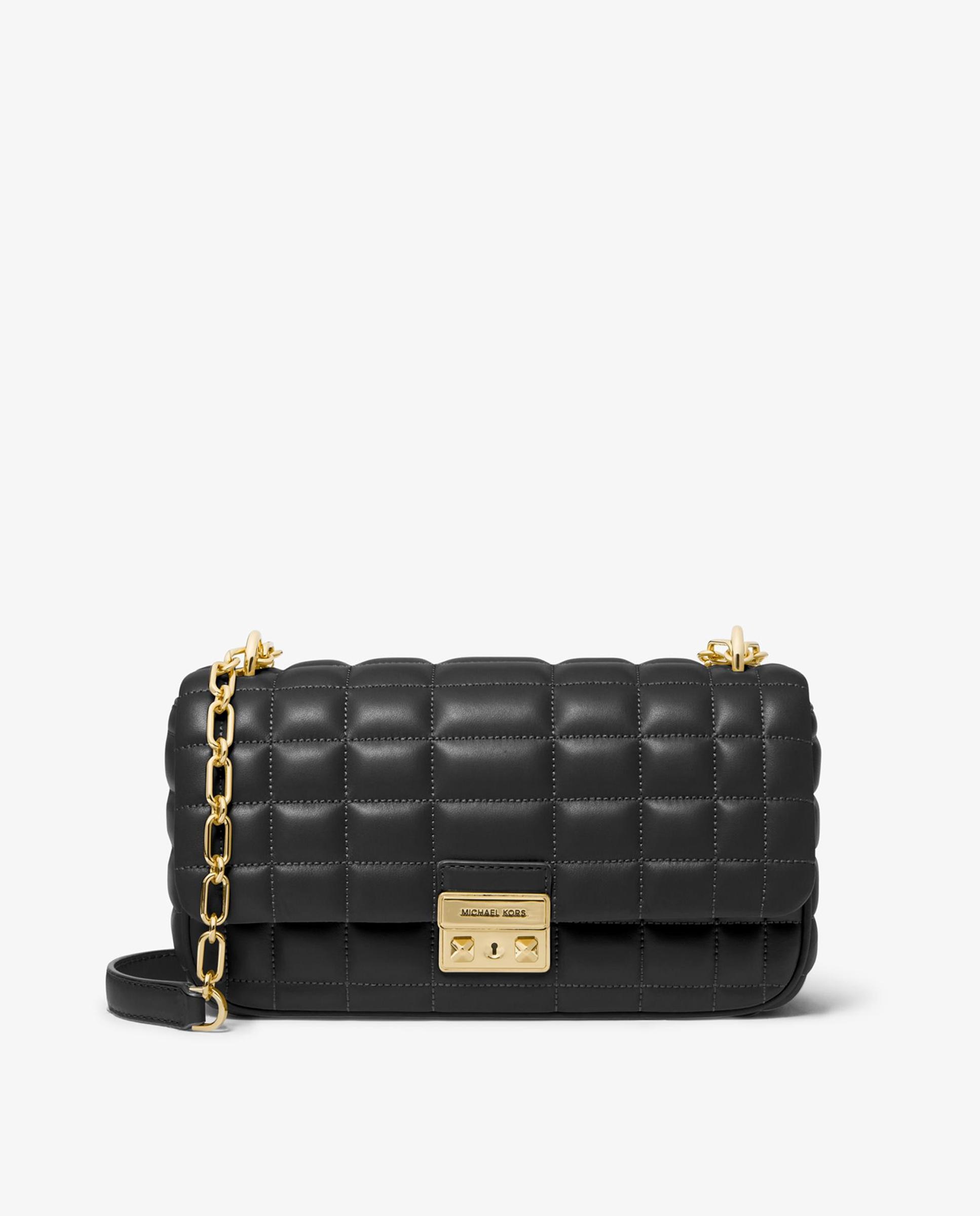 Bolso de hombro tribeca grande de piel acolchada - Michael Michael Kors - Negro Negro-1