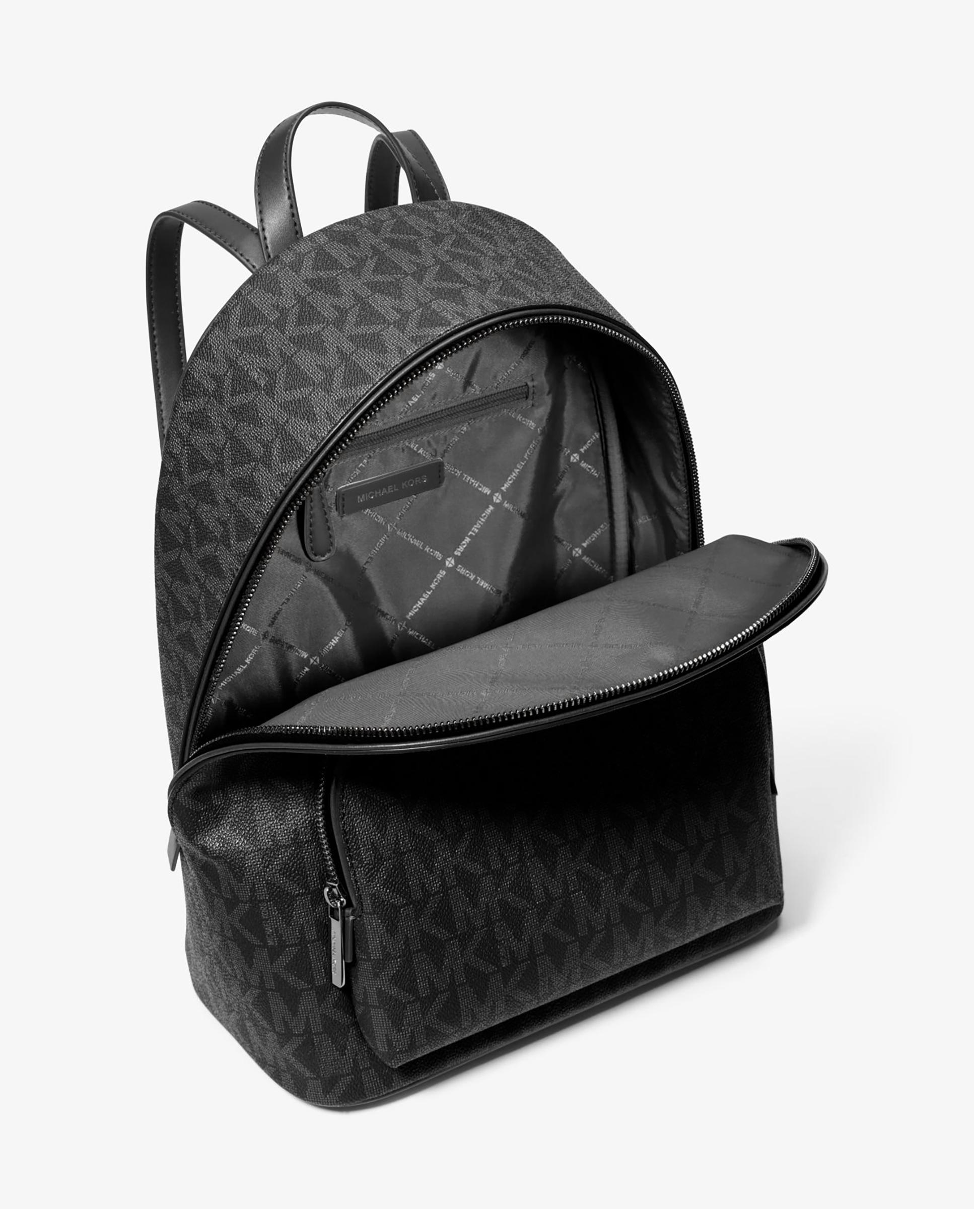 Mochila de mujer Connie mediana con logotipo - Michael Michael Kors - Negro Negro-3