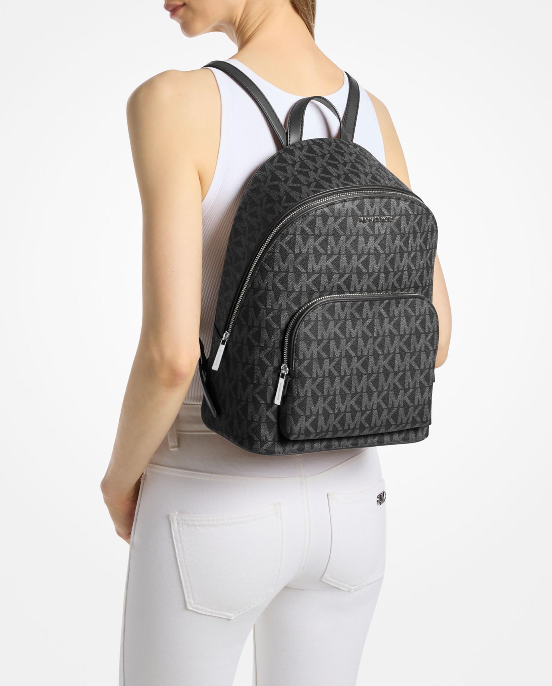 Mochila de mujer Connie mediana con logotipo - Michael Michael Kors - Negro Negro-2