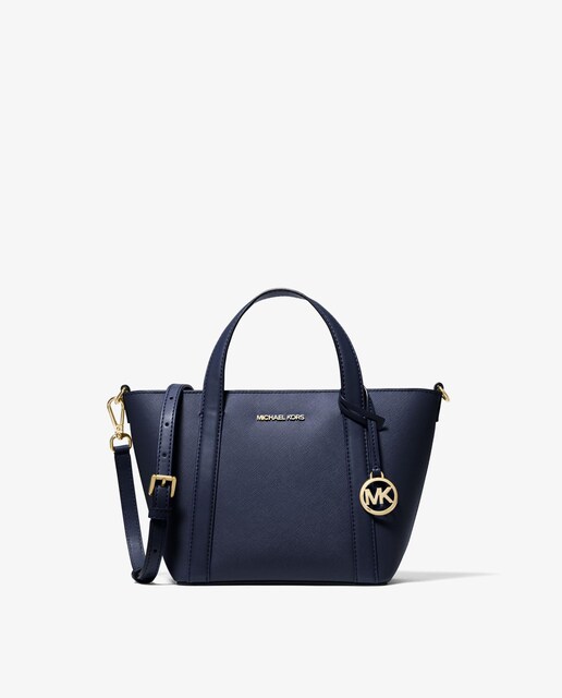 Imagen 0 de Bolso de mano Pratt con textura convertible a bandolera