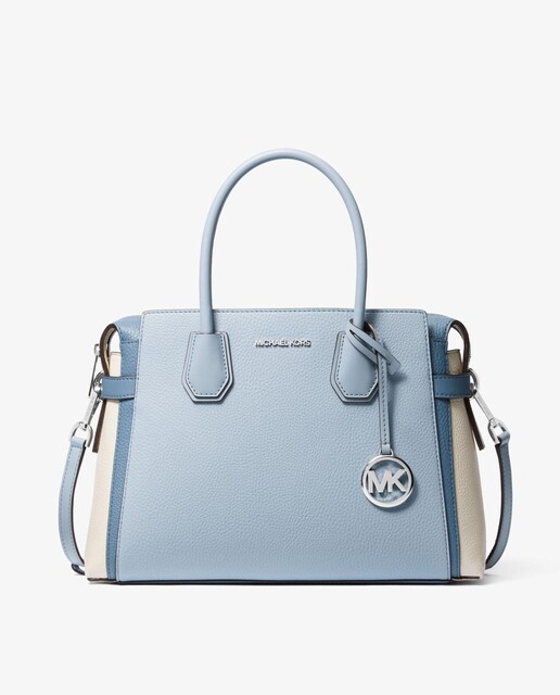 Imagen 0 de Bandolera de mujer satchel Mercer mediano con bloque de color