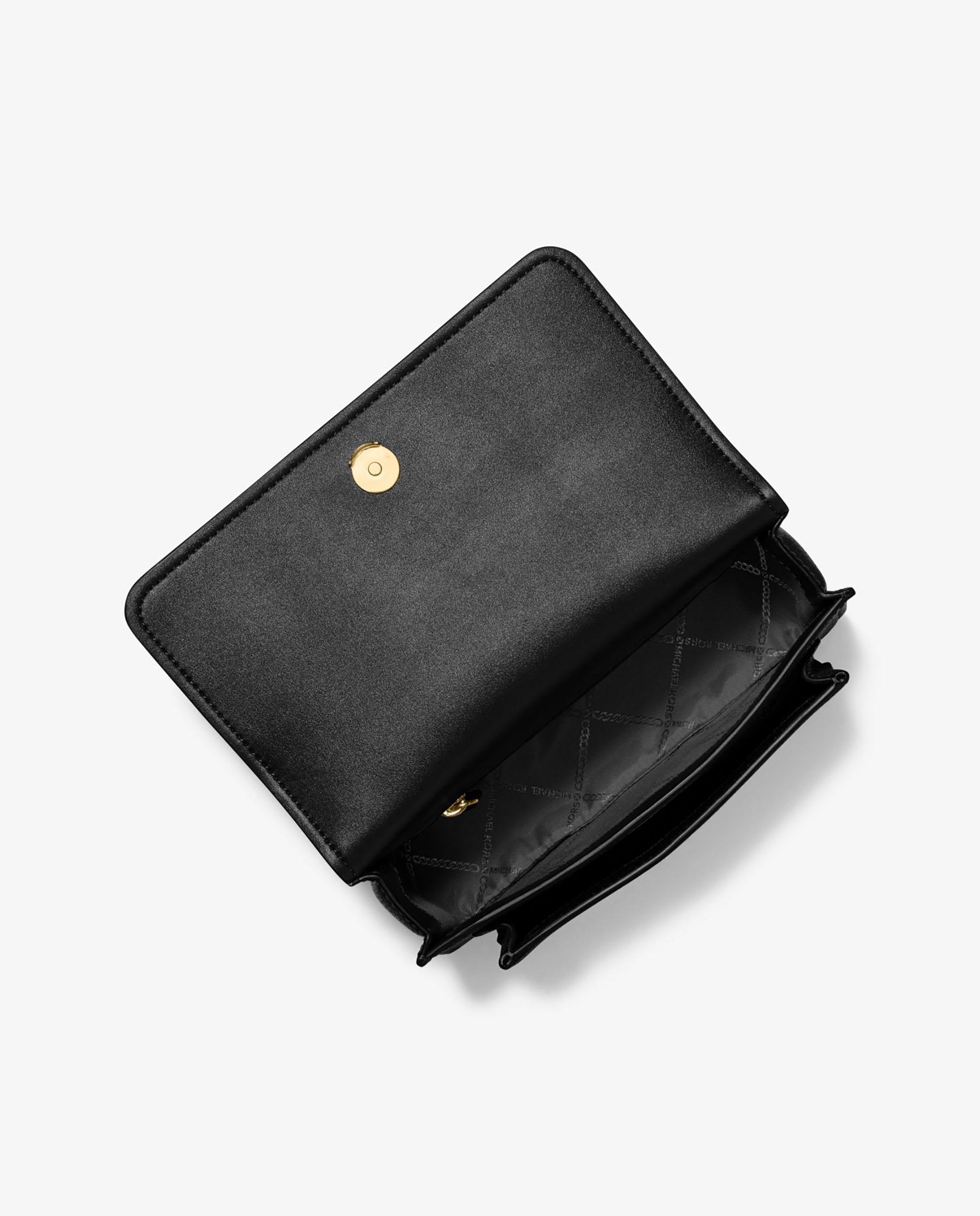 Bolso de hombro claire grande transformable de piel granulada - Michael Michael Kors - Negro Negro-4