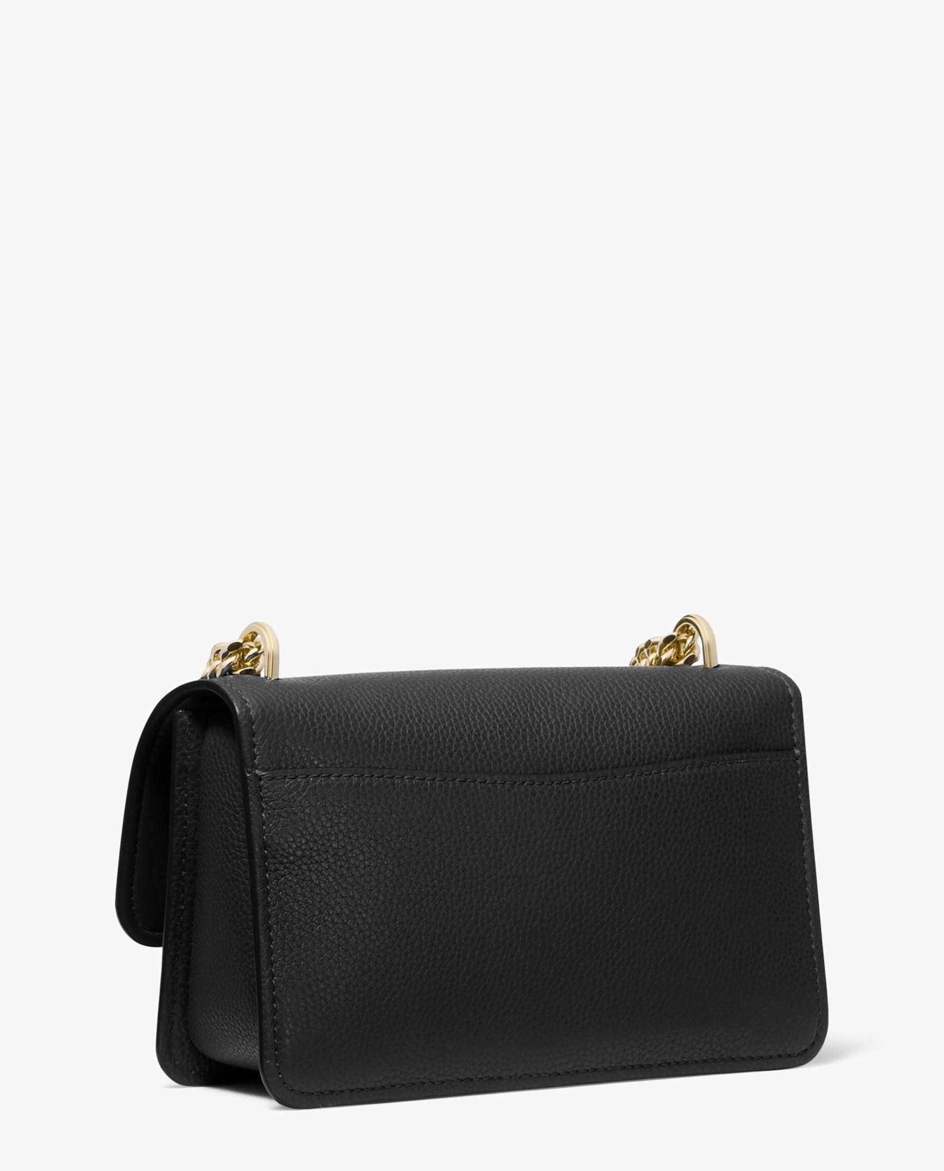 Bolso de hombro claire grande transformable de piel granulada - Michael Michael Kors - Negro Negro-3