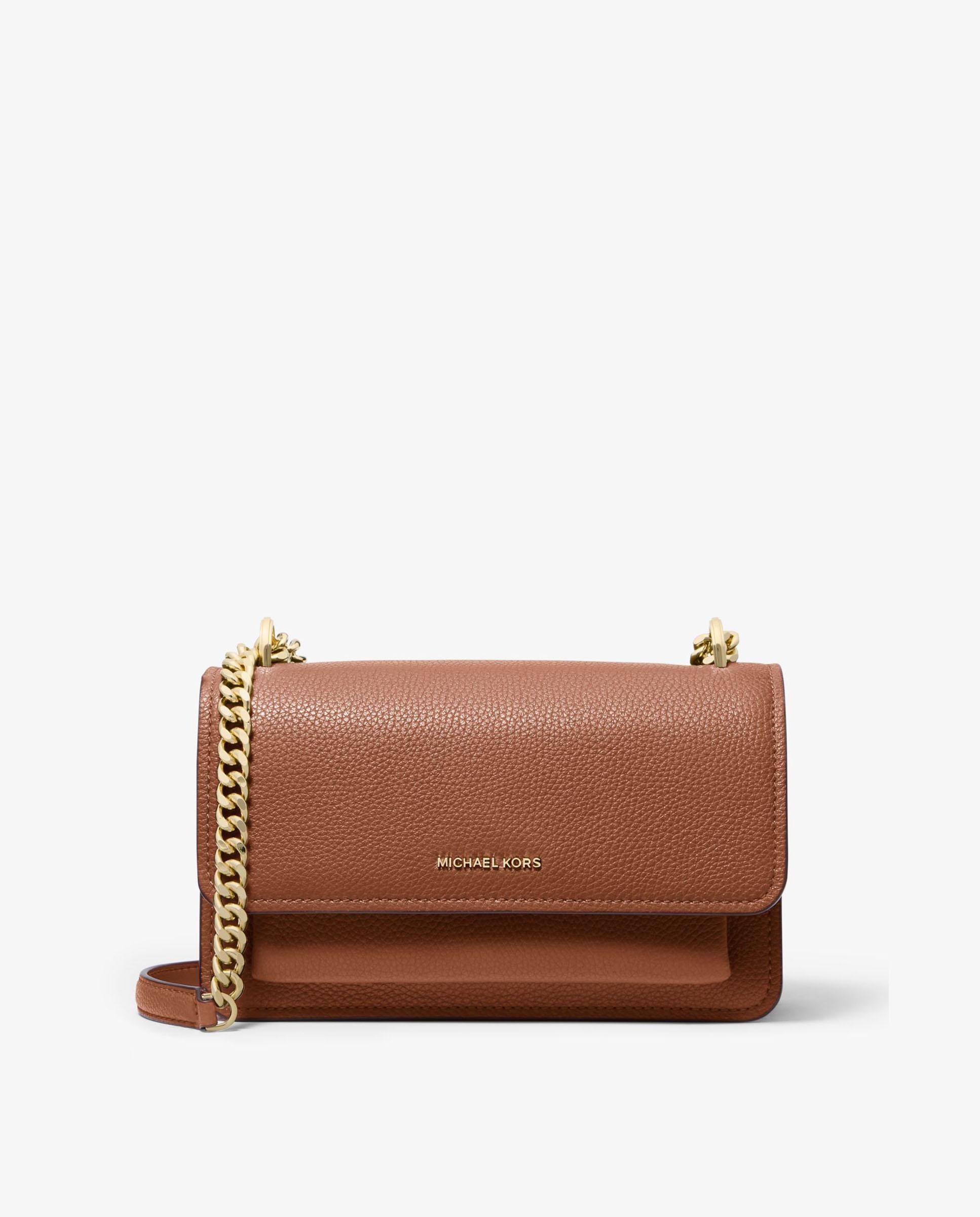Bolso de hombro claire grande transformable de piel granulada - Michael Michael Kors - Canela Canela-1