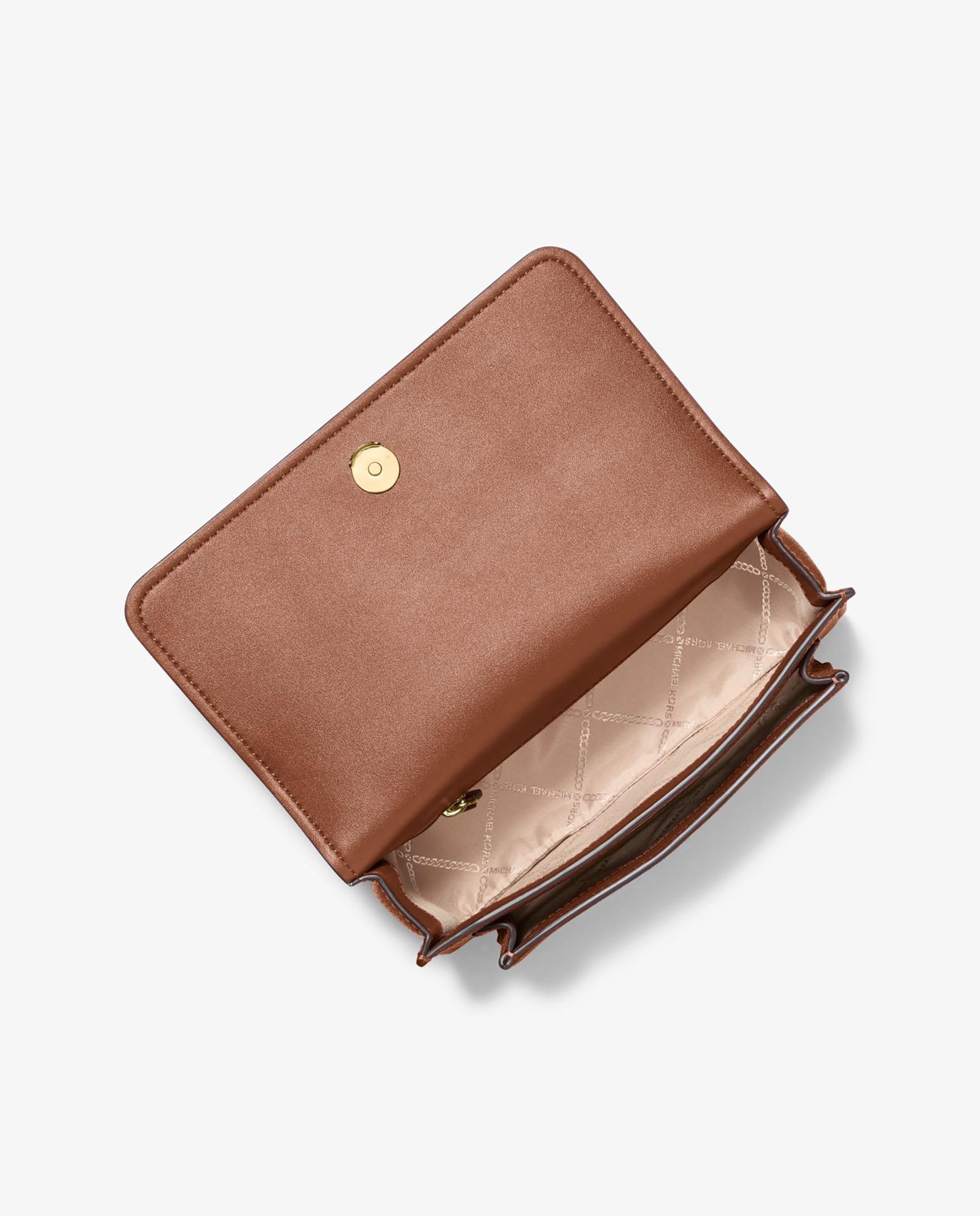 Bolso de hombro claire grande transformable de piel granulada - Michael Michael Kors - Canela Canela-3
