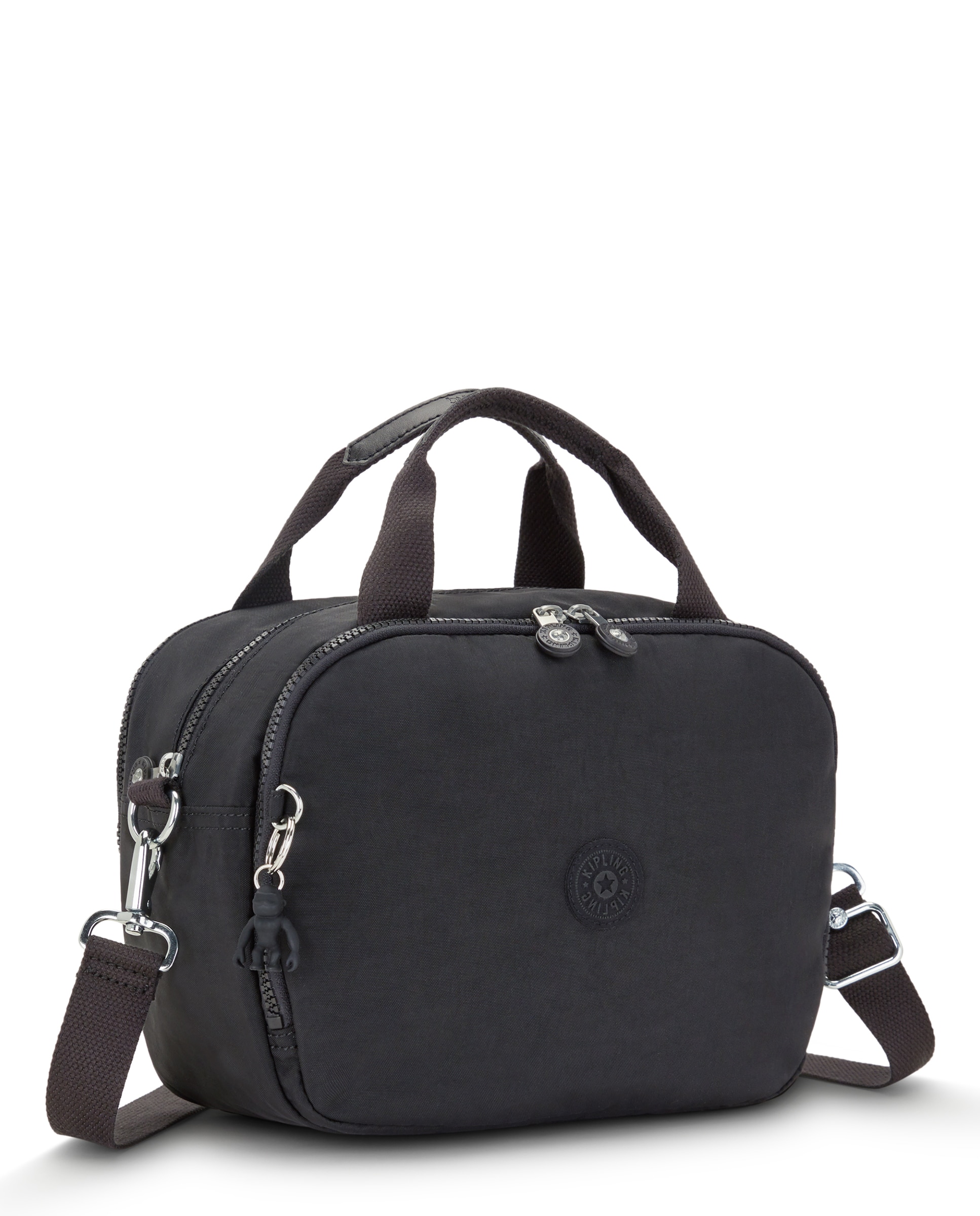 Neceser de mujer grande con funda adaptable a carrito - Kipling - Negro Negro-4
