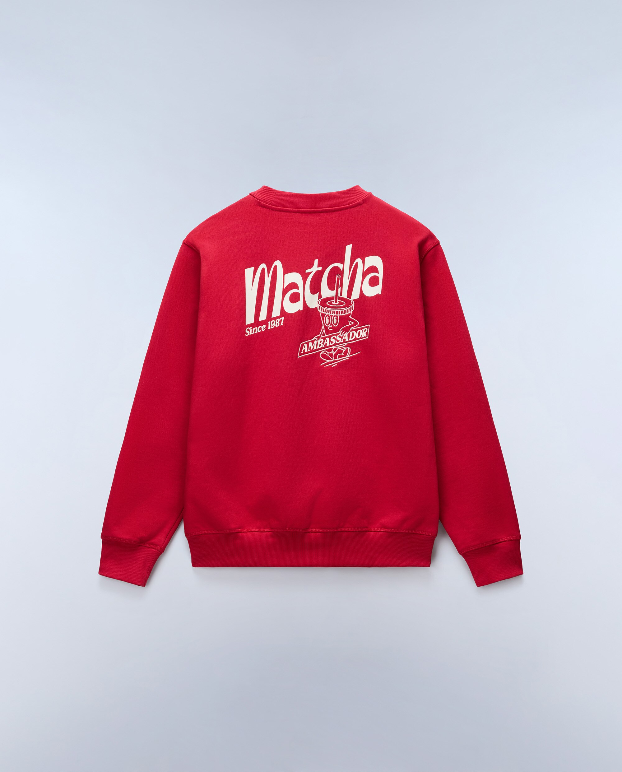 Sudadera de hombre Sol con cuello redondo - Napapijri - Rojo Rojo-7