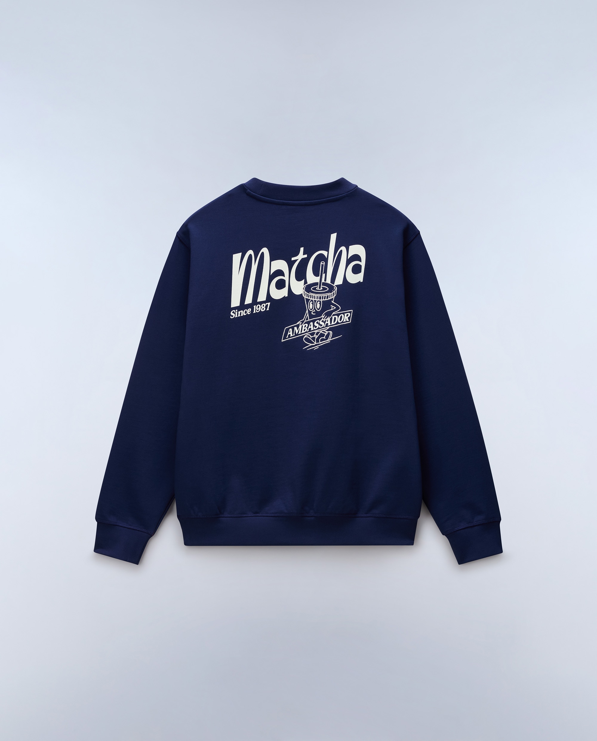 Sudadera de hombre Sol con cuello redondo - Napapijri - Azul marino Azul marino-7