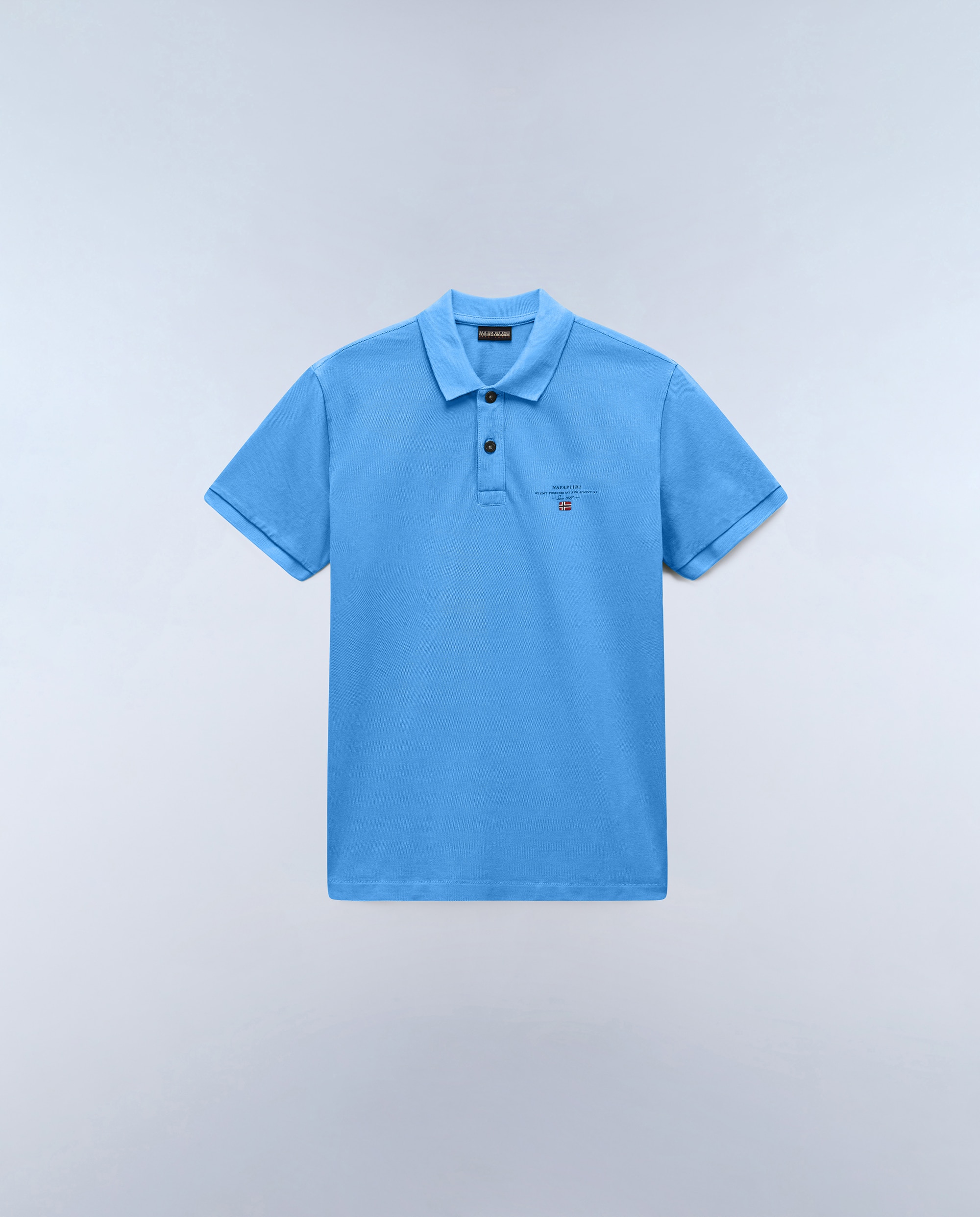 Polo de piqué y manga corta de hombre elbas de corte regular - Napapijri - Azul Azul-5