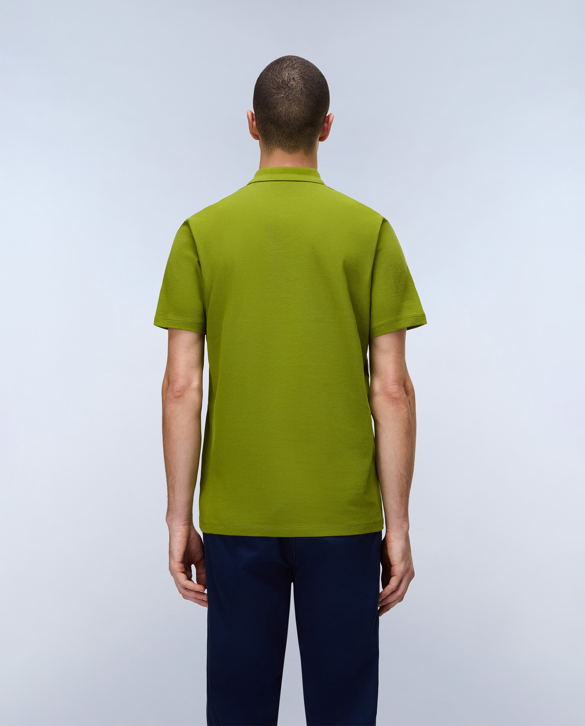 Polo de piqué y manga corta de hombre ealis de corte regular - Napapijri - Verde Verde-2