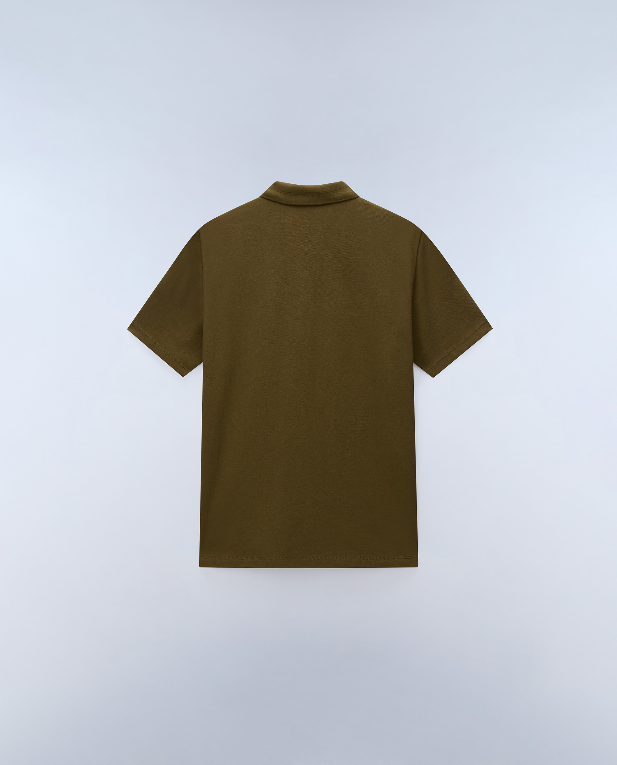 Polo de piqué y manga corta de hombre ealis de corte regular - Napapijri - Verde Oliva Verde Oliva-4
