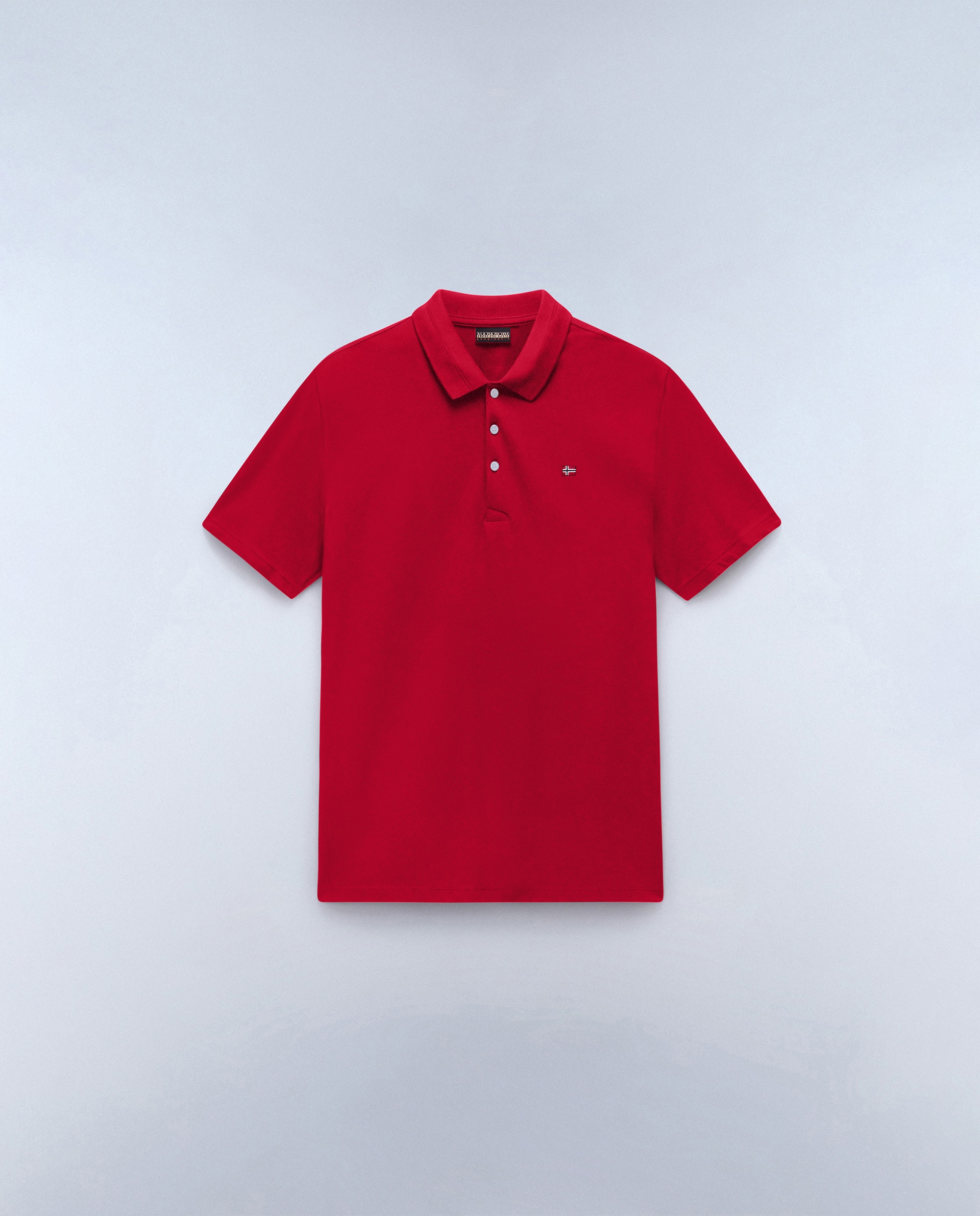 Polo de piqué y manga corta de hombre ealis de corte regular - Napapijri - Rojo Rojo-5
