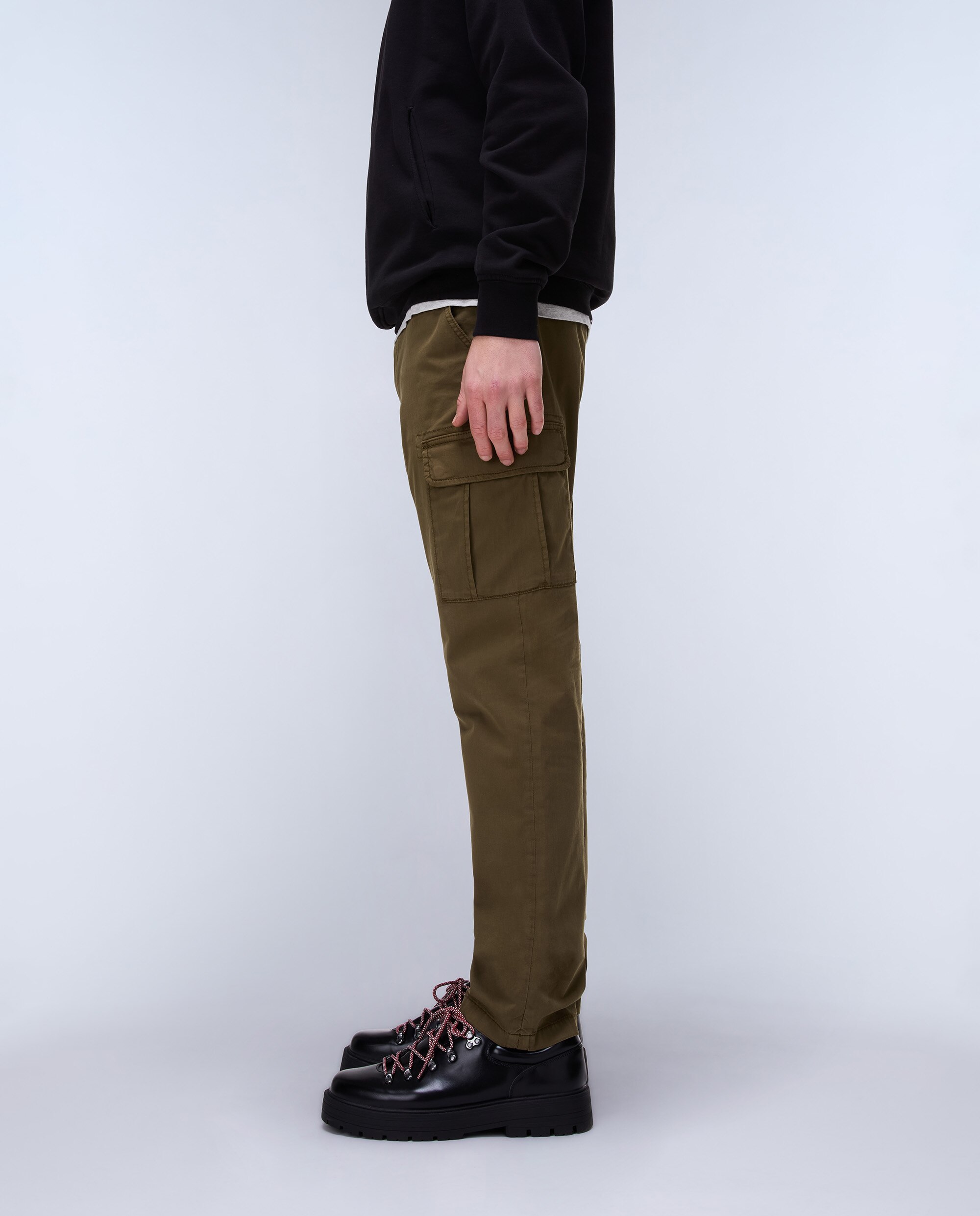 Pantalón cargo de hombre Yasuni de corte regular - Napapijri - Verde Oliva Verde Oliva-2