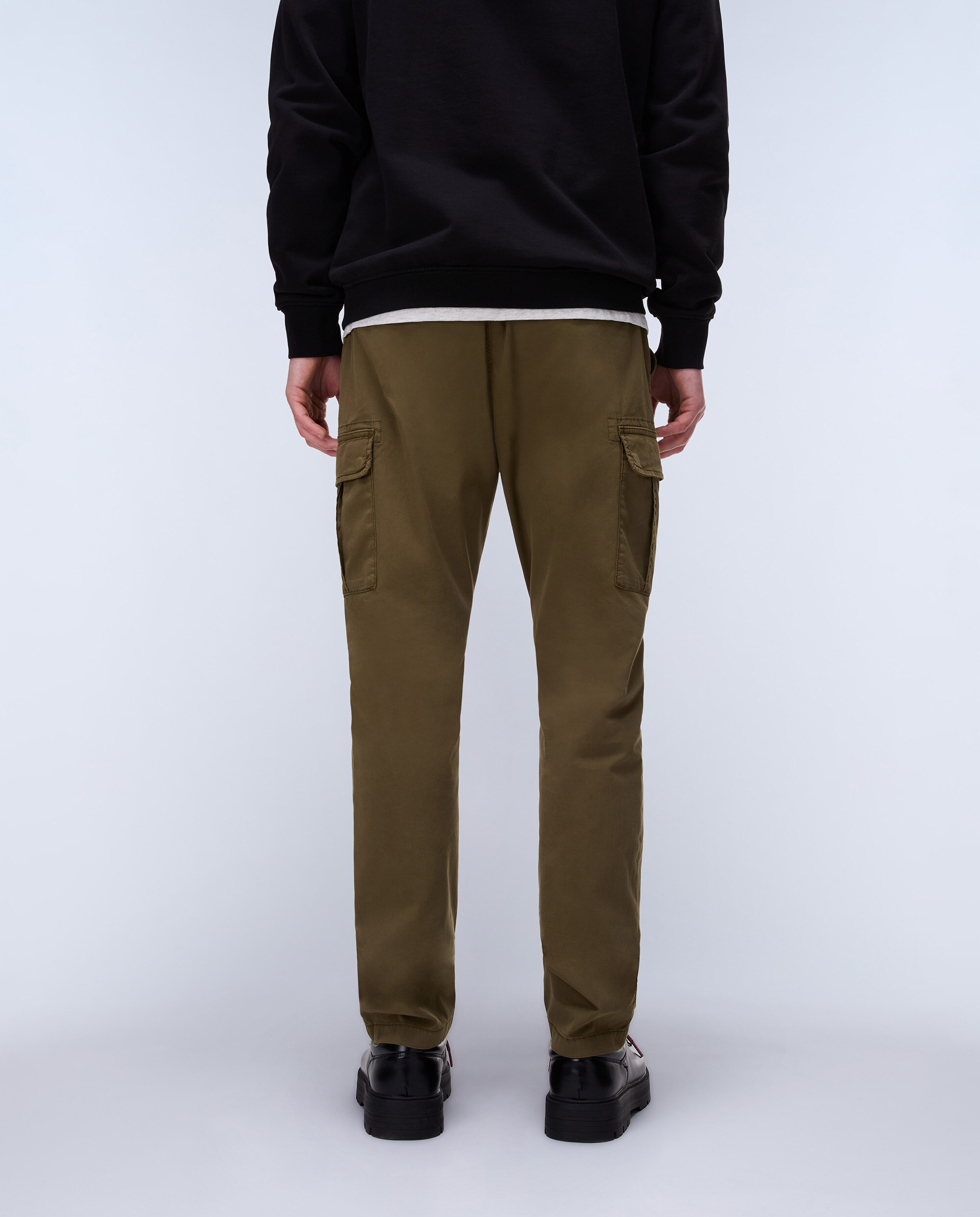Pantalón cargo de hombre Yasuni de corte regular - Napapijri - Verde Oliva Verde Oliva-3