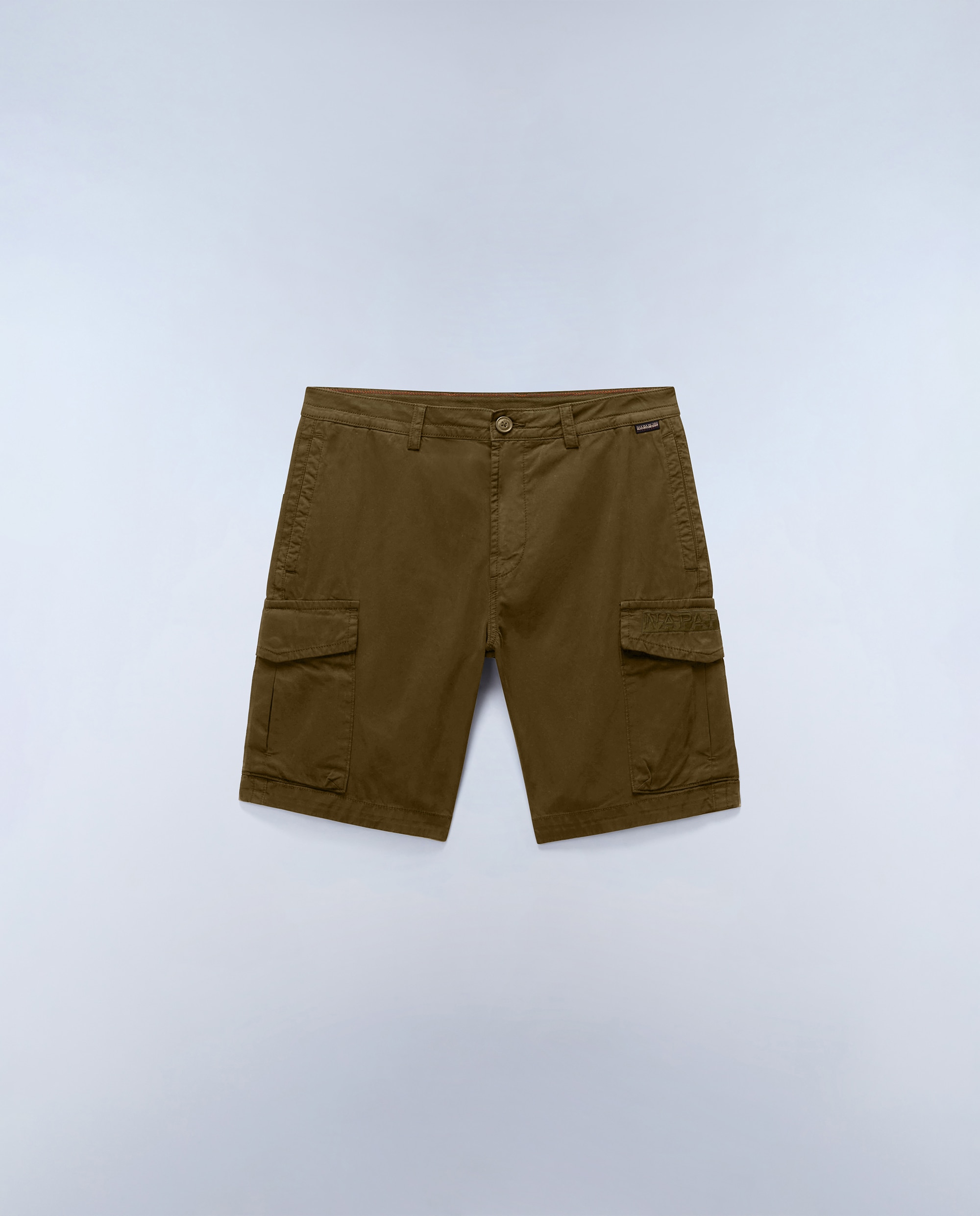 Bermuda de hombre tipo cargo deline lisa - Napapijri - Verde Oliva Verde Oliva-6