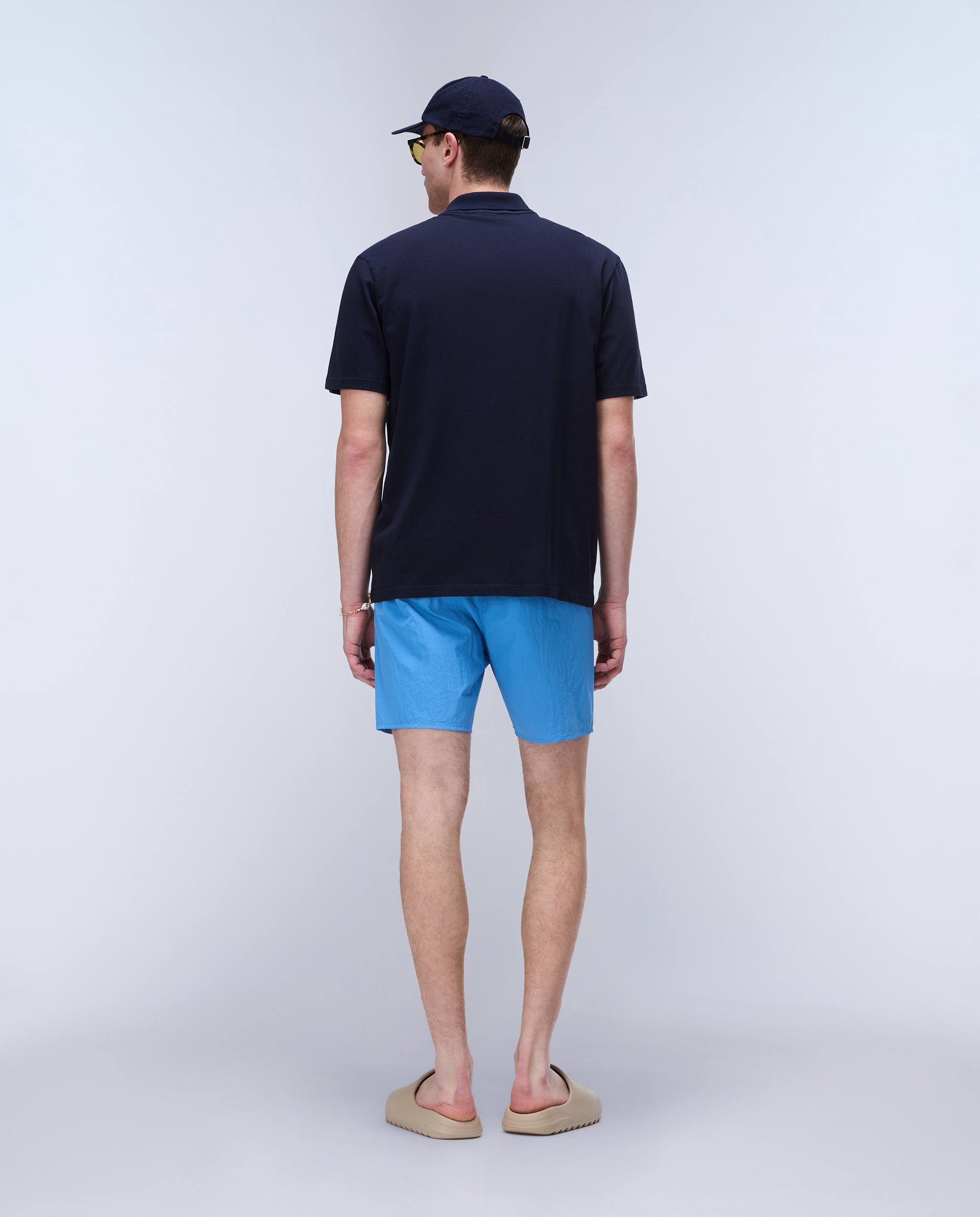 Imagen 2 de Bañador tipo bermuda de hombre haldane liso - Azul eléctrico Azul eléctrico