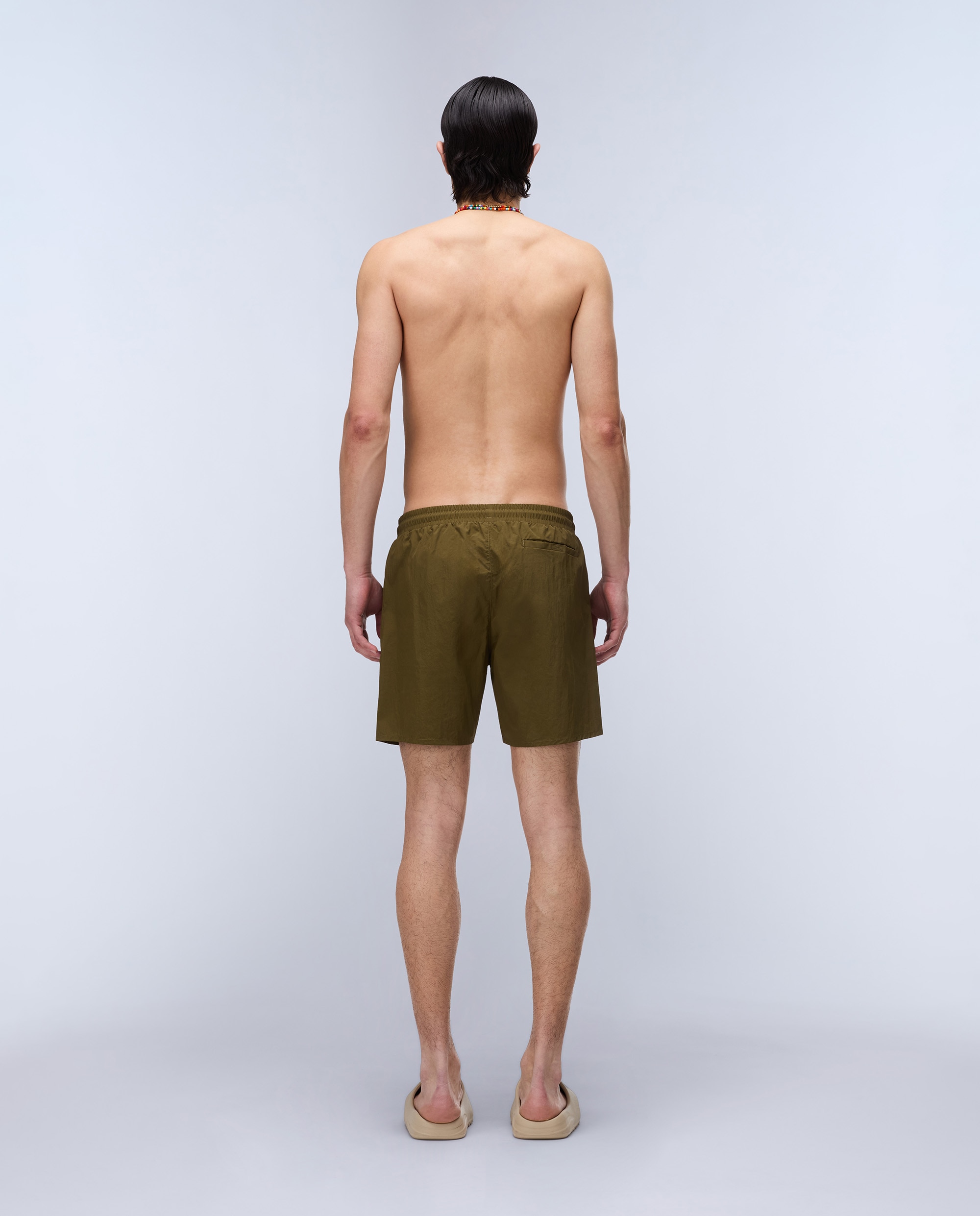 Imagen 2 de Bañador tipo bermuda de hombre haldane liso - Verde Oliva Verde Oliva