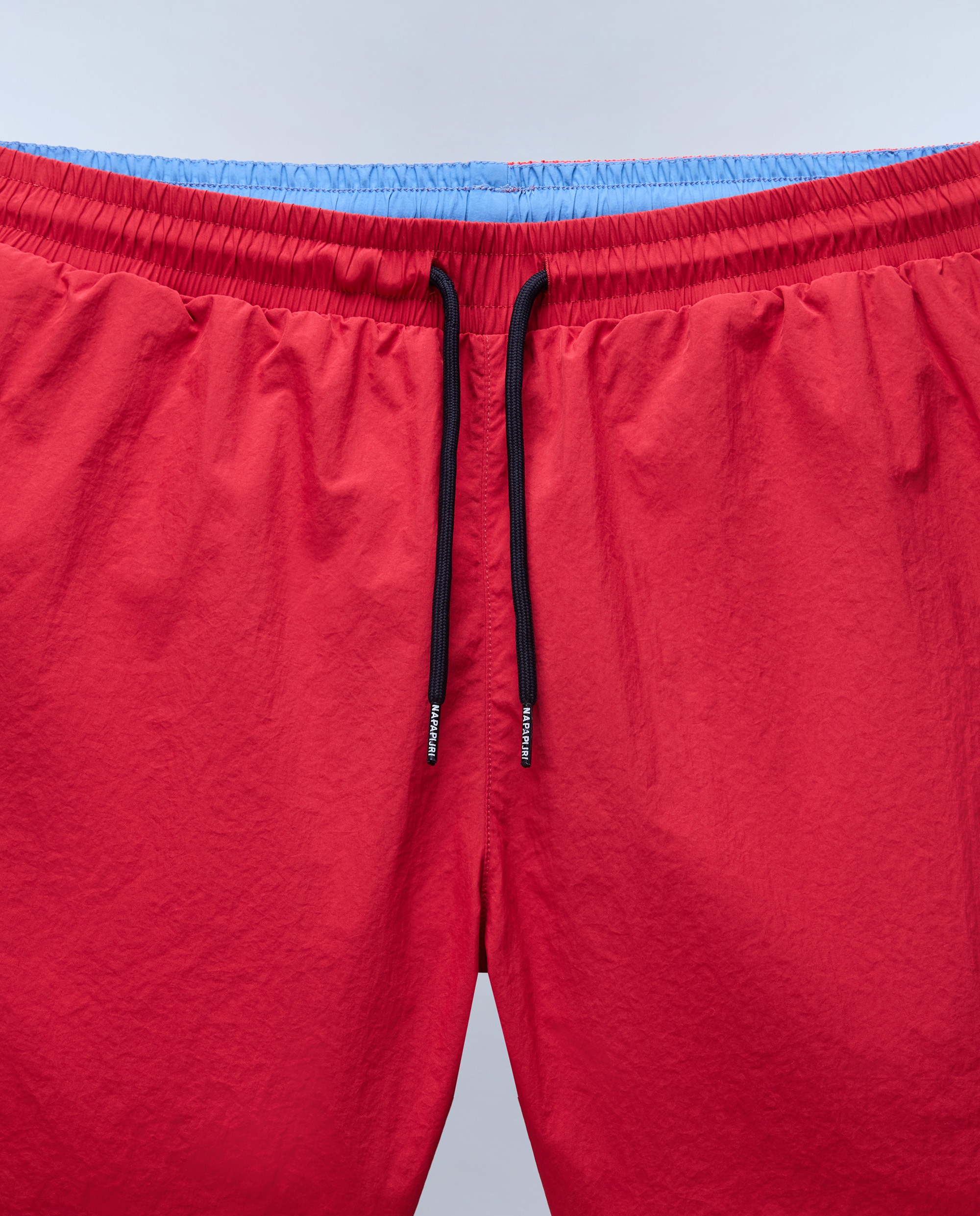 Imagen 3 de Bañador tipo bermuda de hombre haldane liso - Azul Rojo cereza