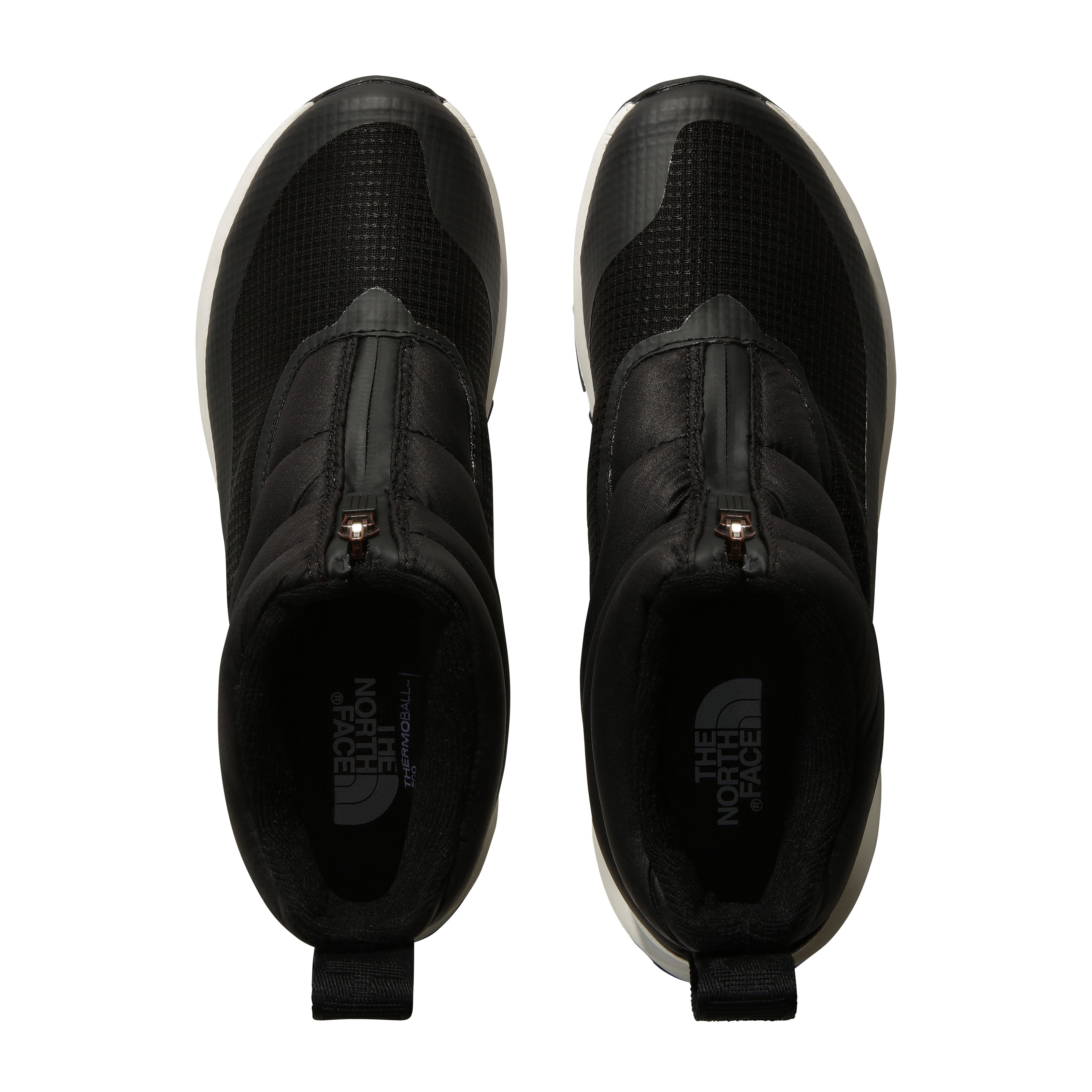 Botas de invierno impermeables con cremallera de mujer ThermoBall™ Progressive II The North Face - Negro / Blanco Negro / Blanco-2