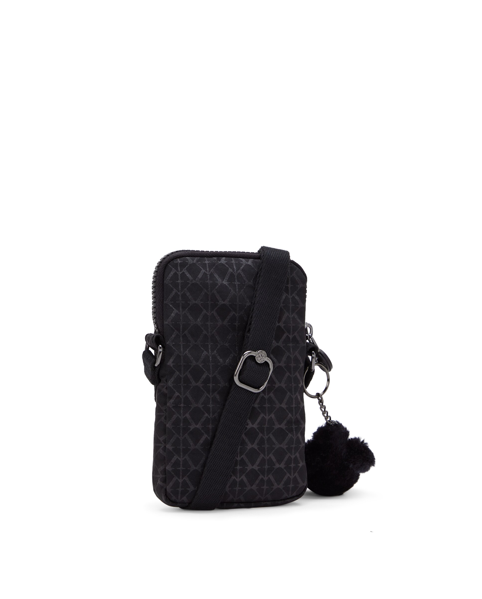Bolso para el móvil con cremallera y llavero - Kipling - Negro mate Negro mate-3