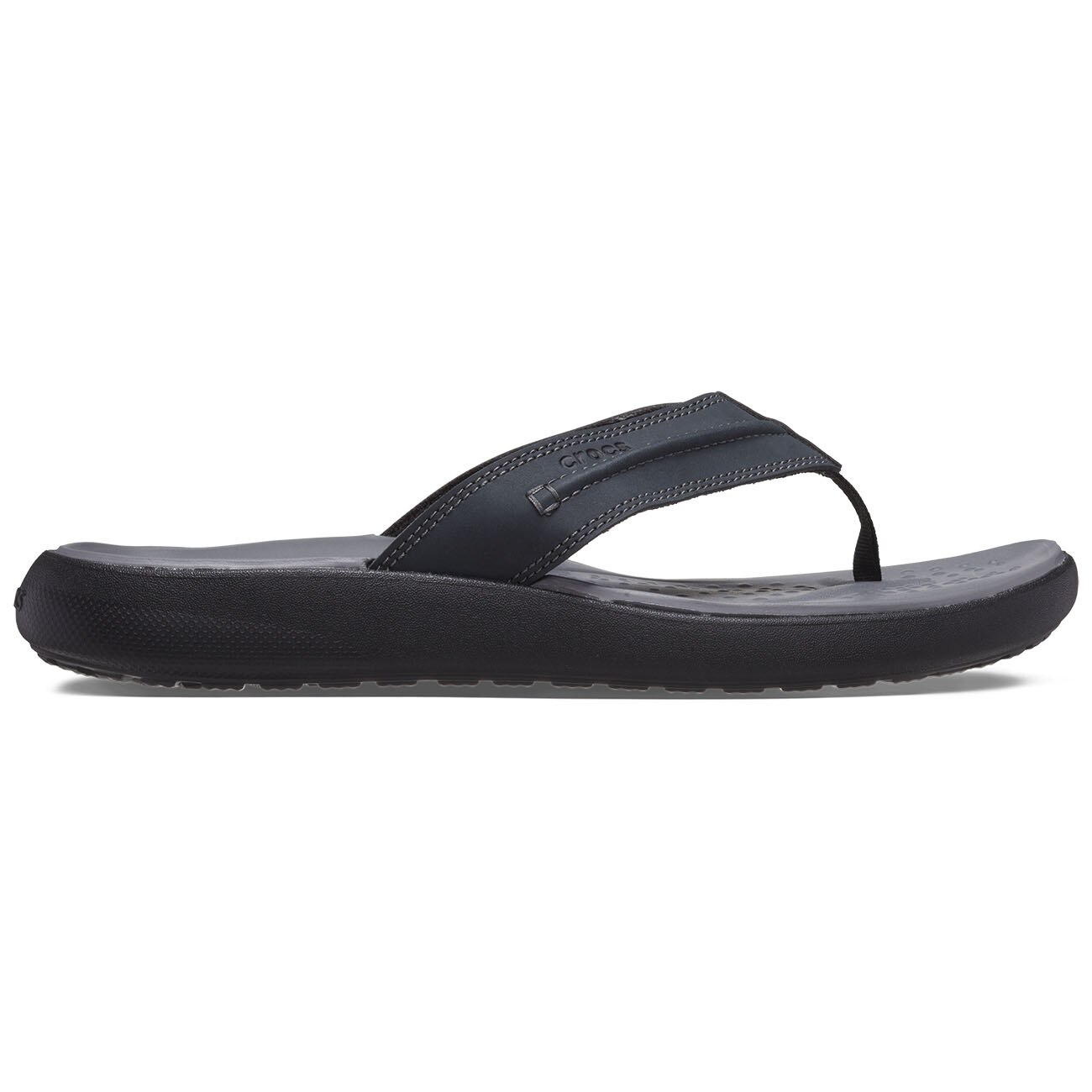 Chanclas de hombre Yukon Vista II LR Flip Crocs Crocs - Gris oscuro Gris oscuro-1
