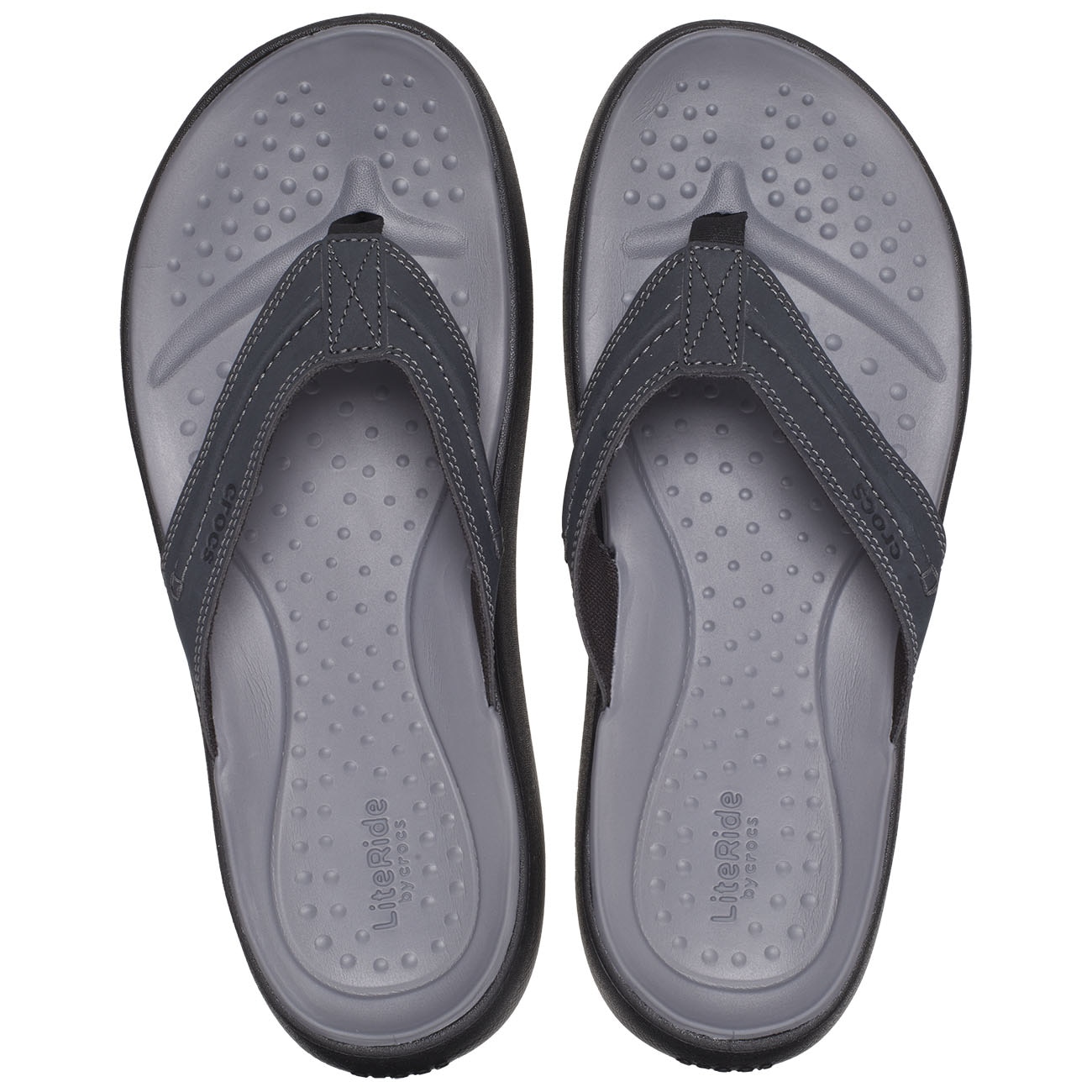 Chanclas de hombre Yukon Vista II LR Flip Crocs Crocs - Gris oscuro Gris oscuro-3