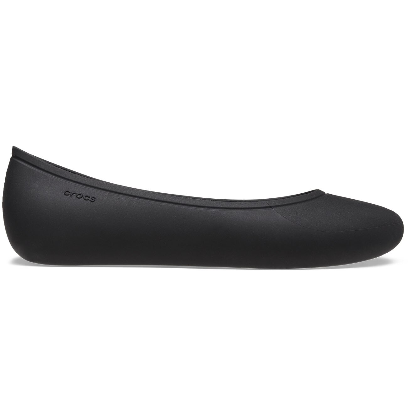 Bailarina de mujer Brooklyn Flat W Crocs - Negro Negro-1