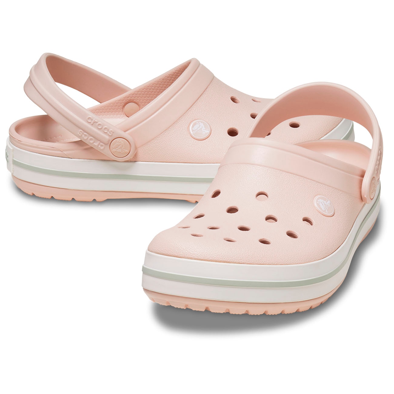 Zuecos unisex Crocband Crocs - Rosa claro Rosa claro-2