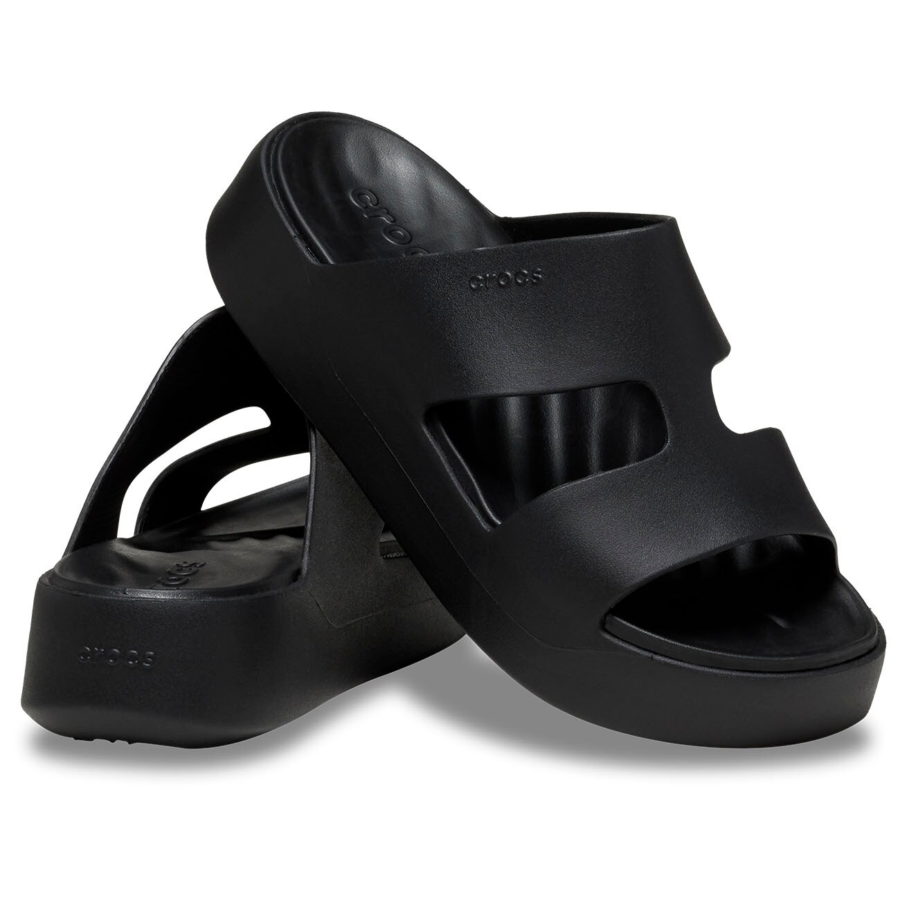 Imagen 2 de Sandalias de mujer Getaway Platform H-Strap W Crocs - Negro Negro