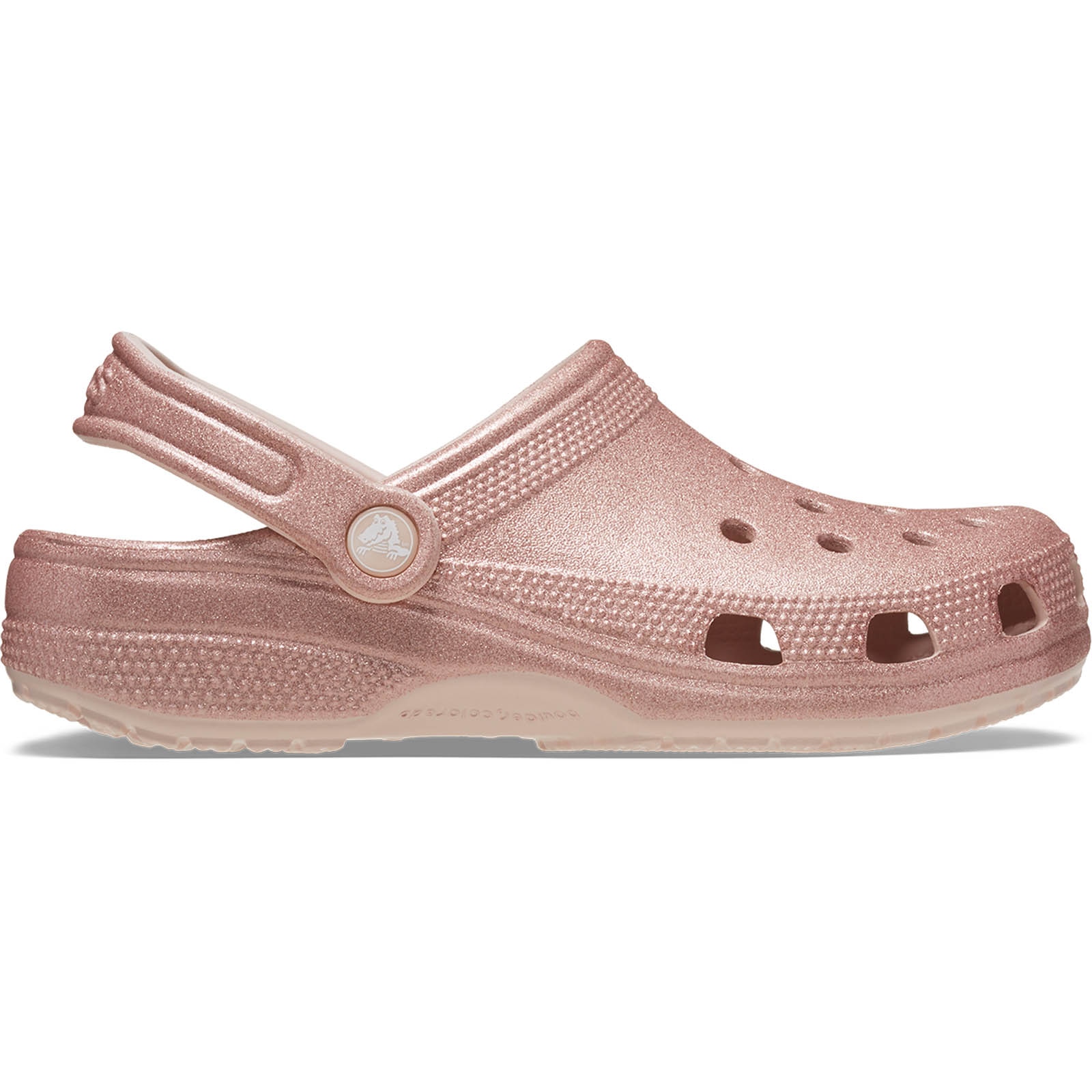 Zuecos unisex Classic Glitter Clog Crocs - Rosa Rosa-1