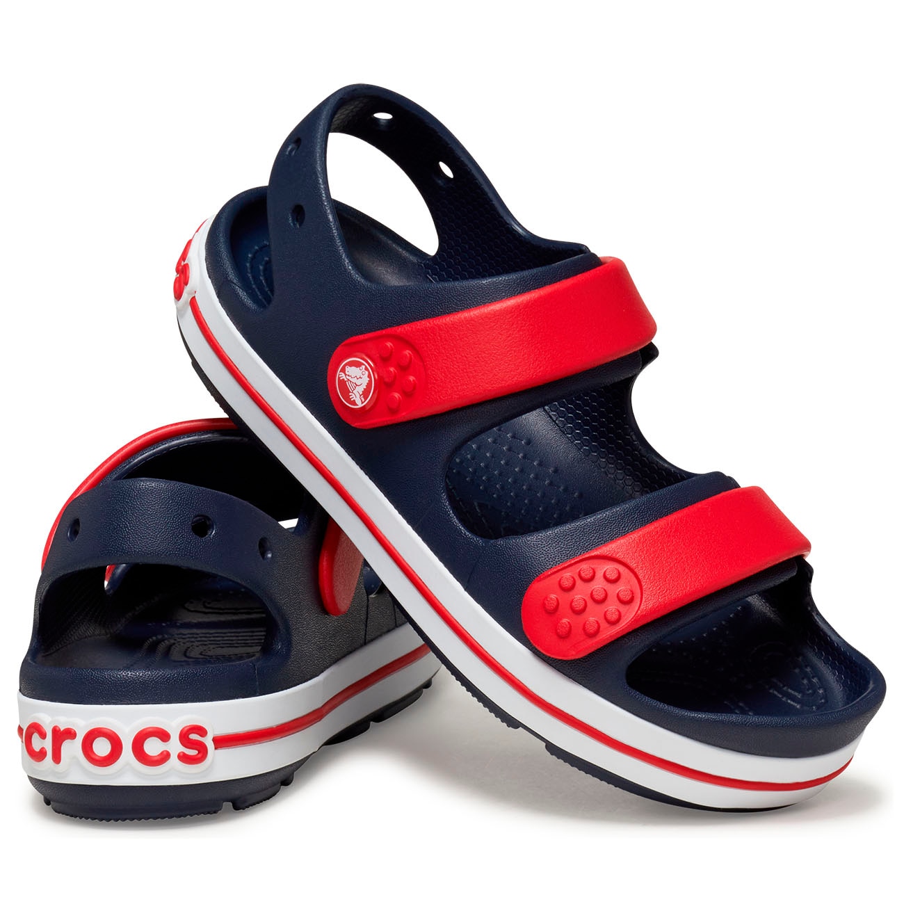 Zuecos de niños Crocband Cruiser Sandal Crocs - Azul marino Azul marino-2