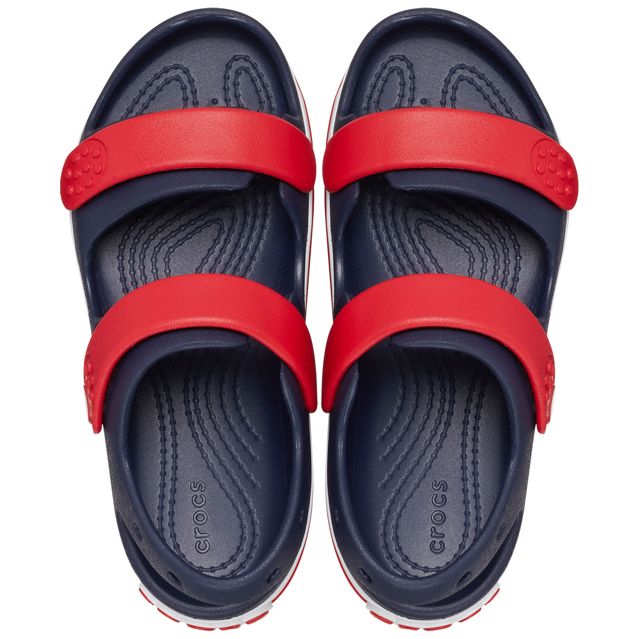 Zuecos de niños Crocband Cruiser Sandal Crocs - Azul marino Azul marino-3