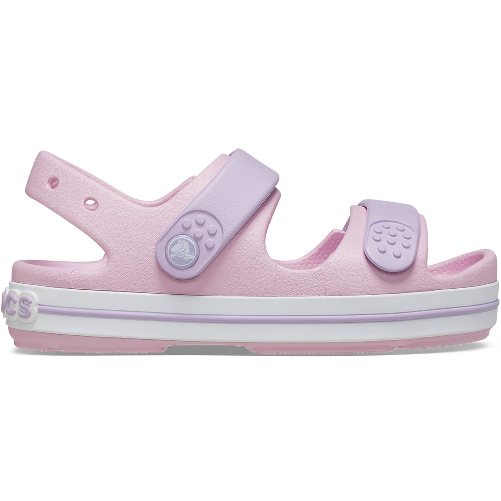 Sandalias de bebés Crocband Cruiser Sandal Crocs - Rosa pastel Rosa pastel-1