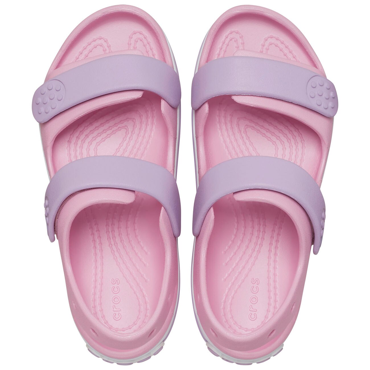Sandalias de bebés Crocband Cruiser Sandal Crocs - Rosa pastel Rosa pastel-3