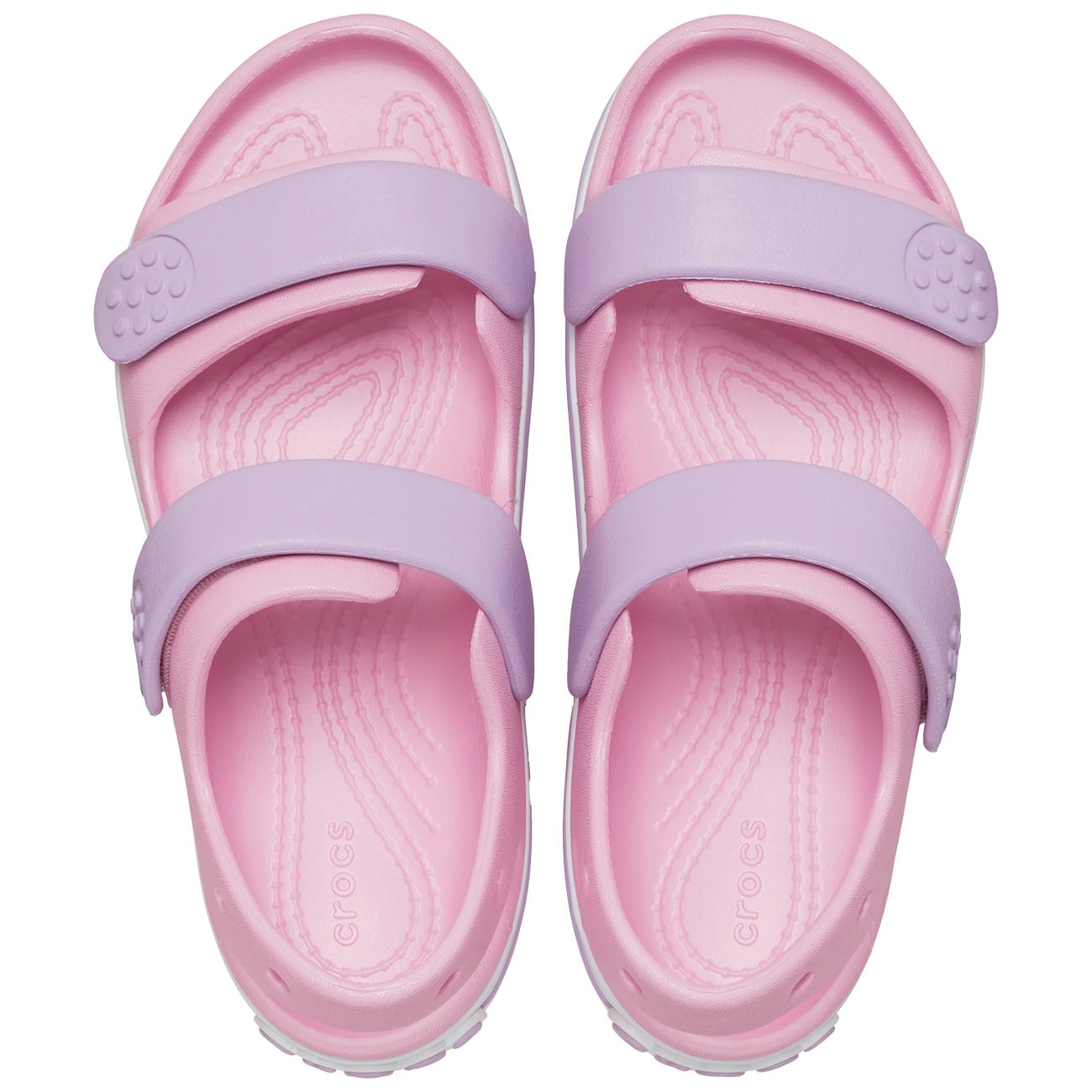 Sandalias de niños Crocband Cruiser Crocs - Rosa pastel Rosa pastel-3