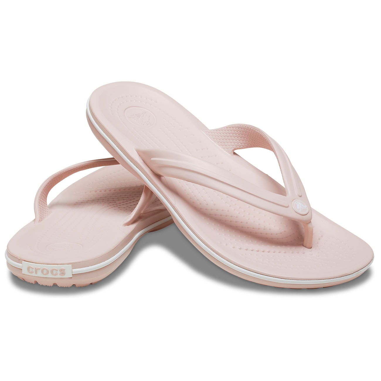 Chanclas unisex Crocband Flip Crocs - Rosa claro Rosa claro-2