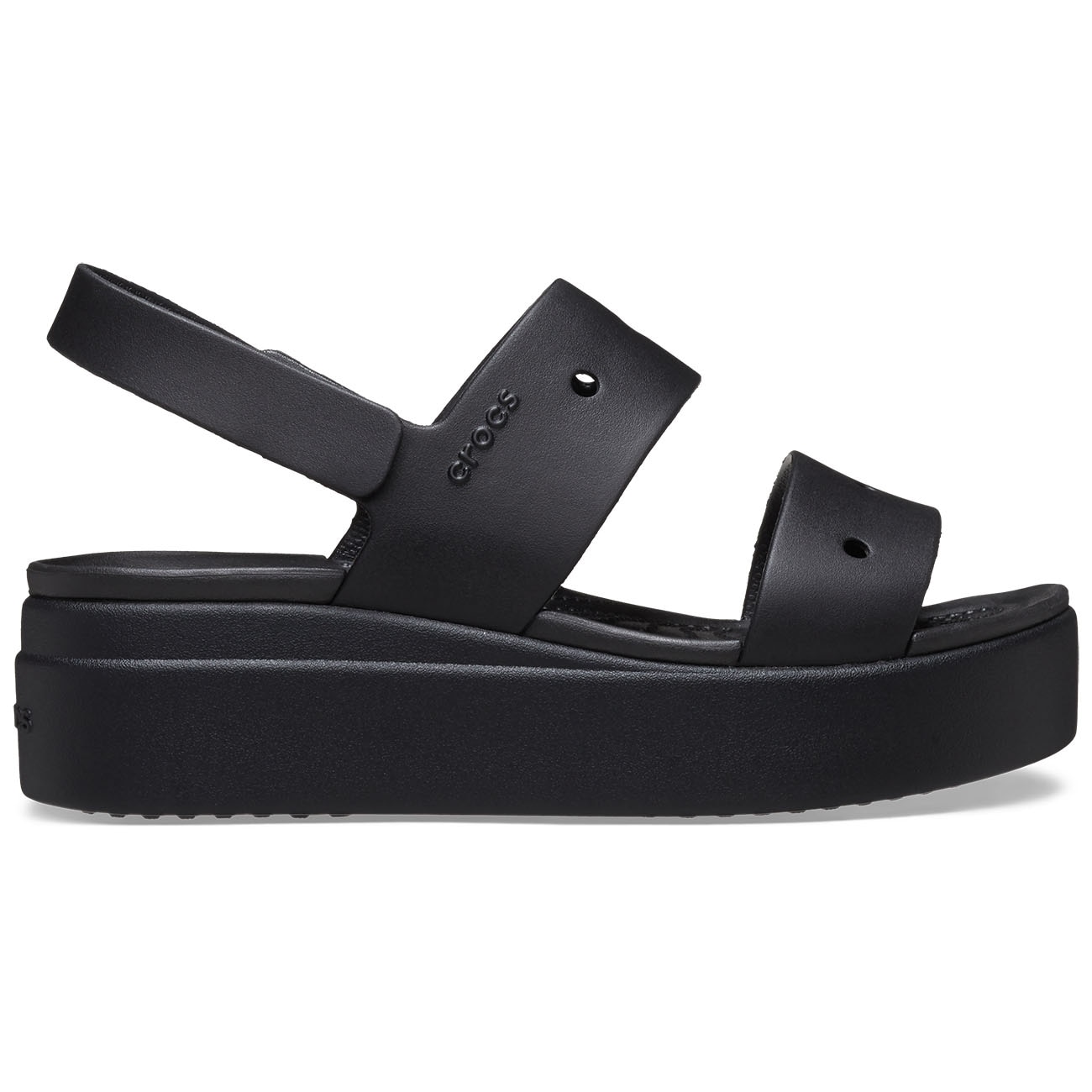 Sandalias con plataforma de mujer Brooklyn 4U Crocs Crocs - Negro Negro-1