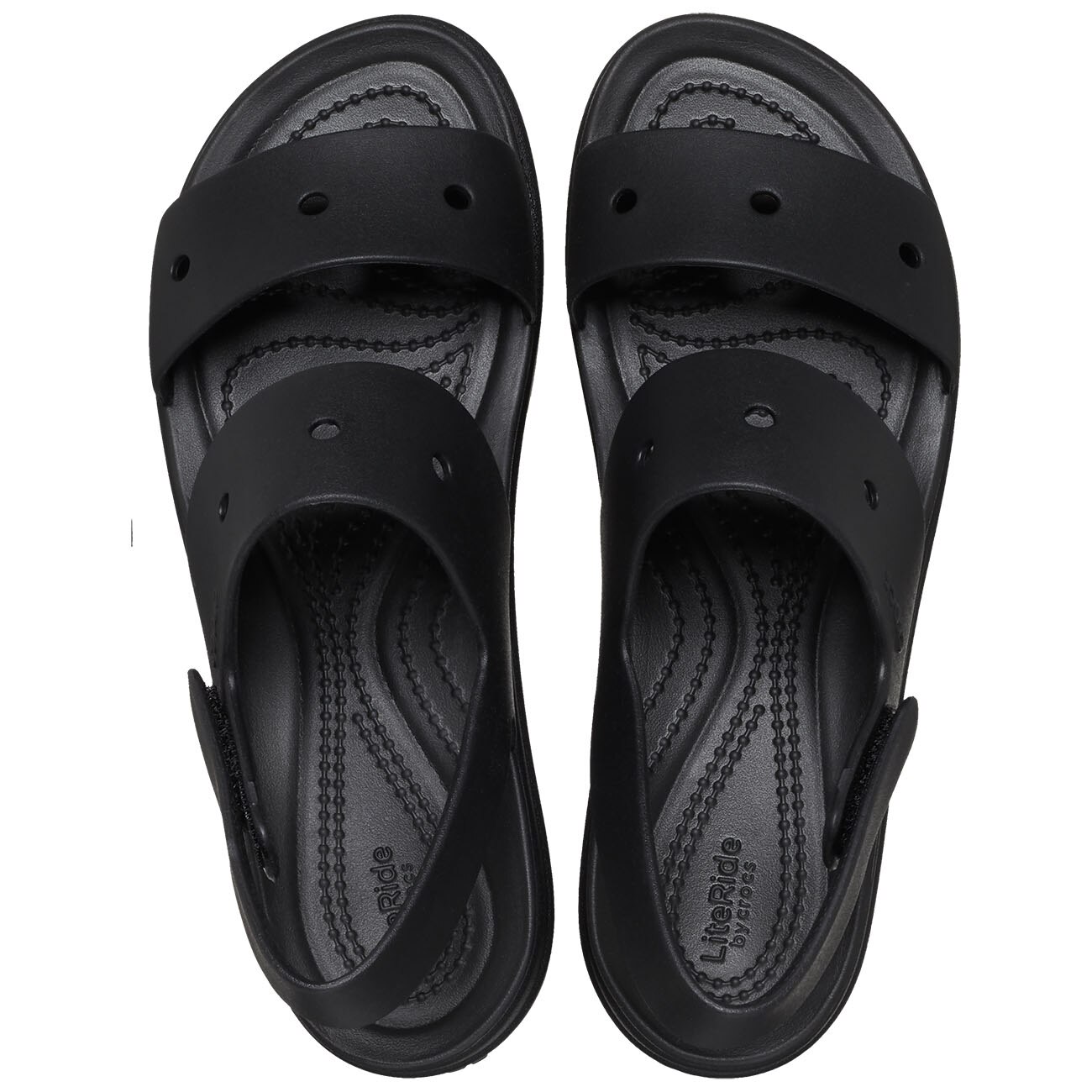 Sandalias con plataforma de mujer Brooklyn 4U Crocs Crocs - Negro Negro-3