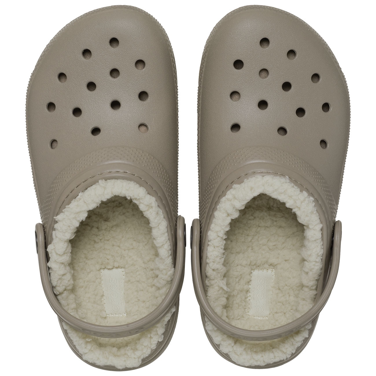 Zuecos de niños Classic Lined Clog Crocs - Marrón Marrón-3