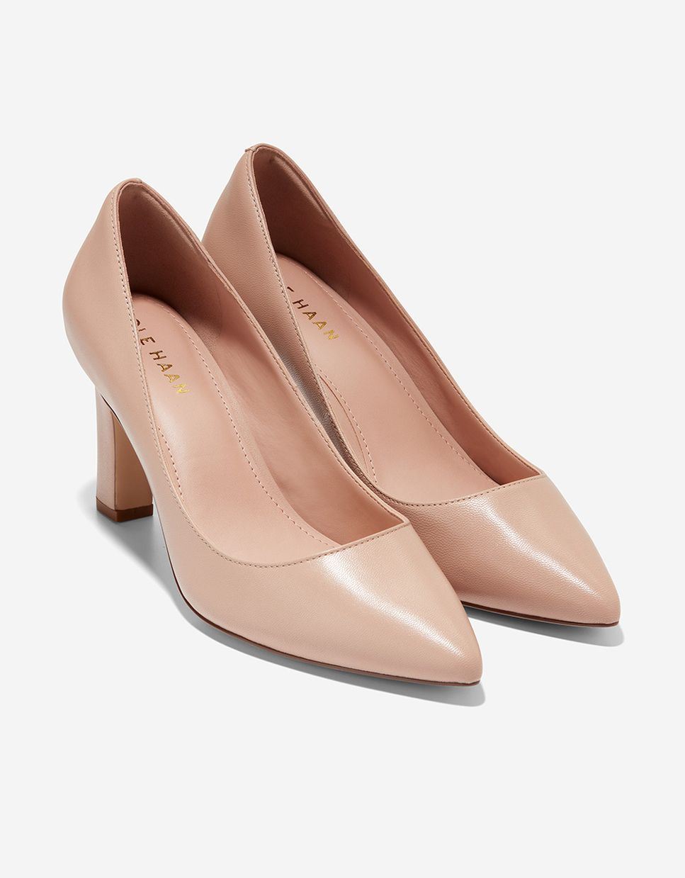 Zapatos de salón de mujer confeccionados en cuero de primera calidad - Cole Haan - Beige Beige-4