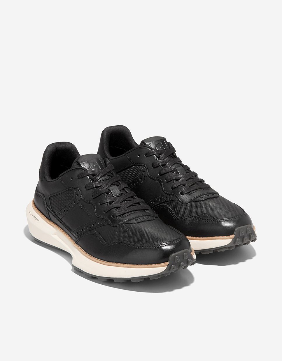 Imagen 4 de Zapatillas deportivas de hombre retro confeccionadas en piel - Negro Negro