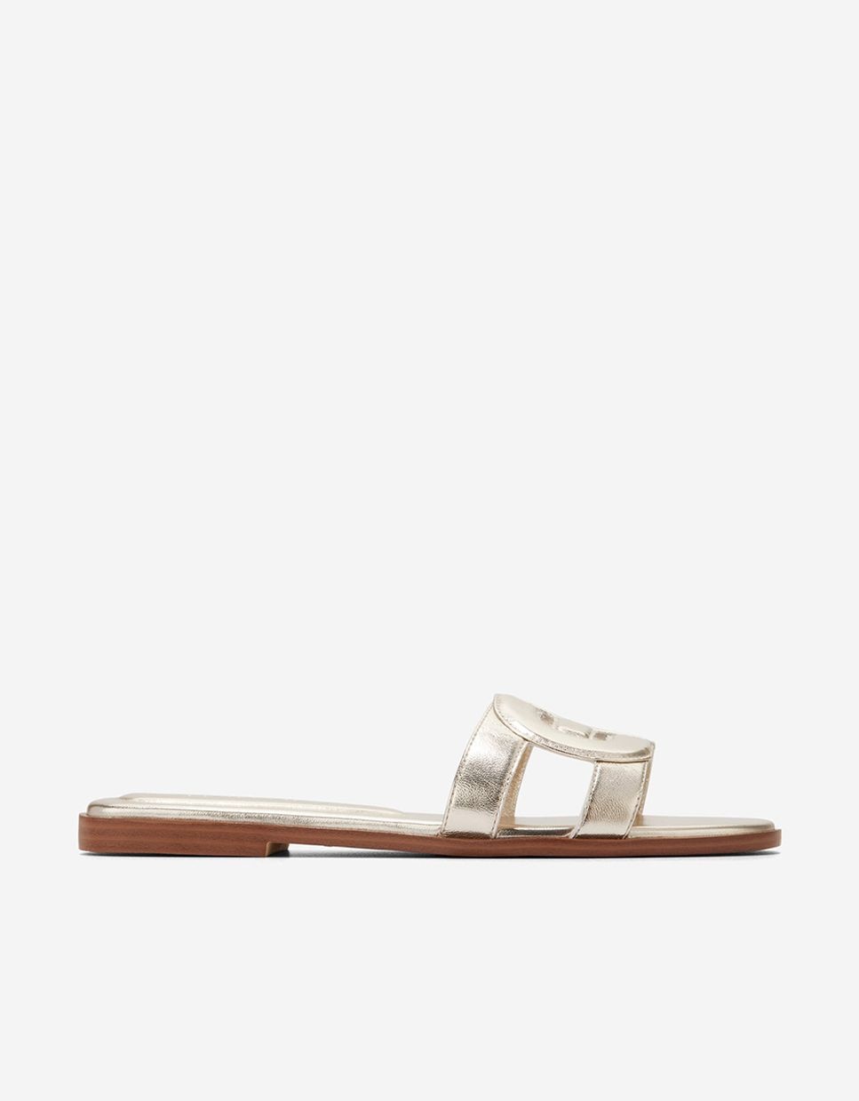 Sandalias planas de mujer confeccionadas en piel - Cole Haan - Oro Oro-1
