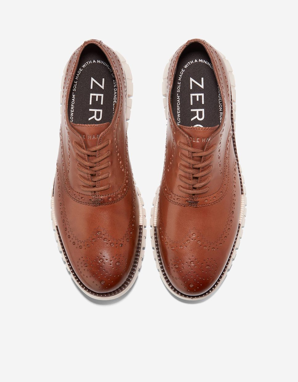 Zapato oxford de hombre de piel con suela flowerfoam - Cole Haan - Marrón Marrón-5