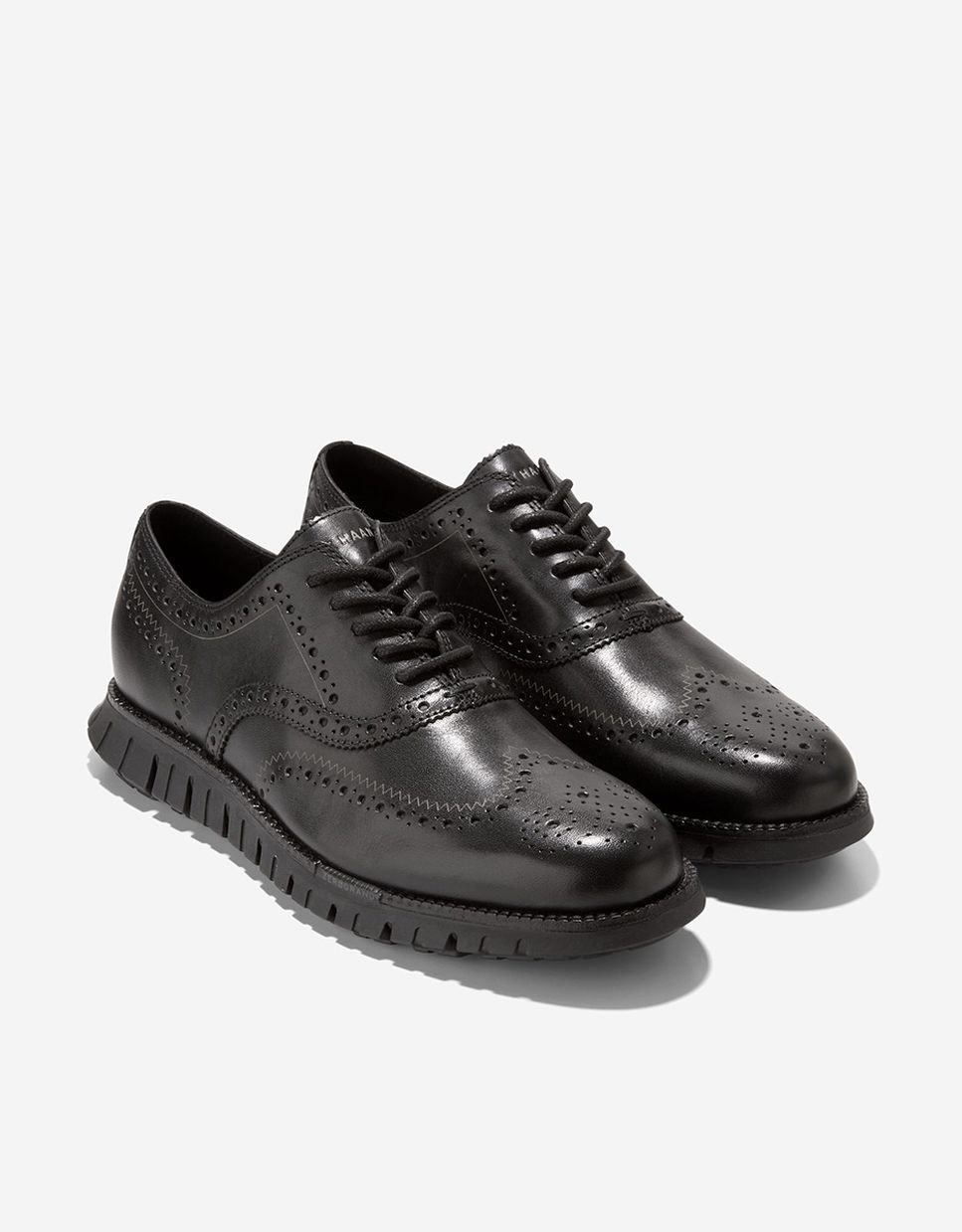 Zapato oxford de hombre de piel con suela flowerfoam - Cole Haan - Negro Negro-4