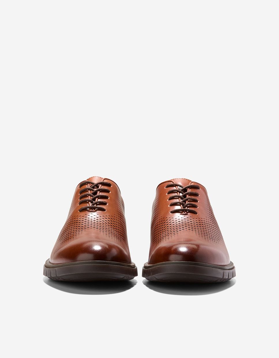 Zapato oxford de hombre confeccionado en piel con perforaciones en láser - Cole Haan - Marrón Marrón-3