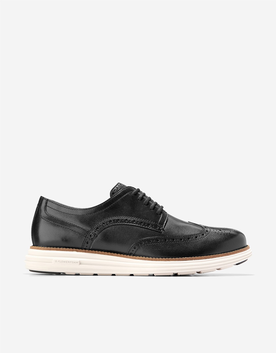 Zapato oxford de hombre confeccionado en piel con entresuela flowerfoam™ - Cole Haan - Negro Negro-1
