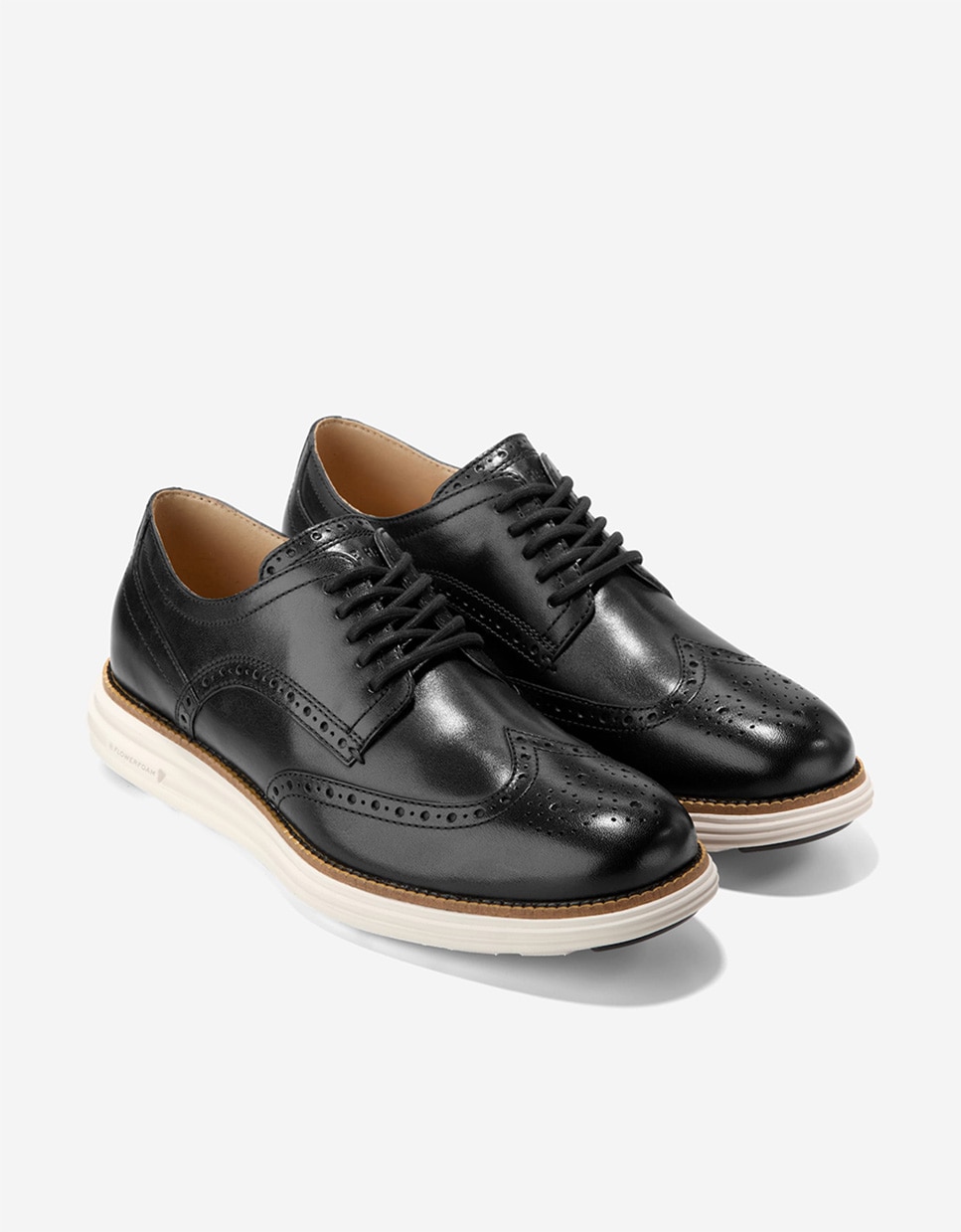 Zapato oxford de hombre confeccionado en piel con entresuela flowerfoam™ - Cole Haan - Negro Negro-4