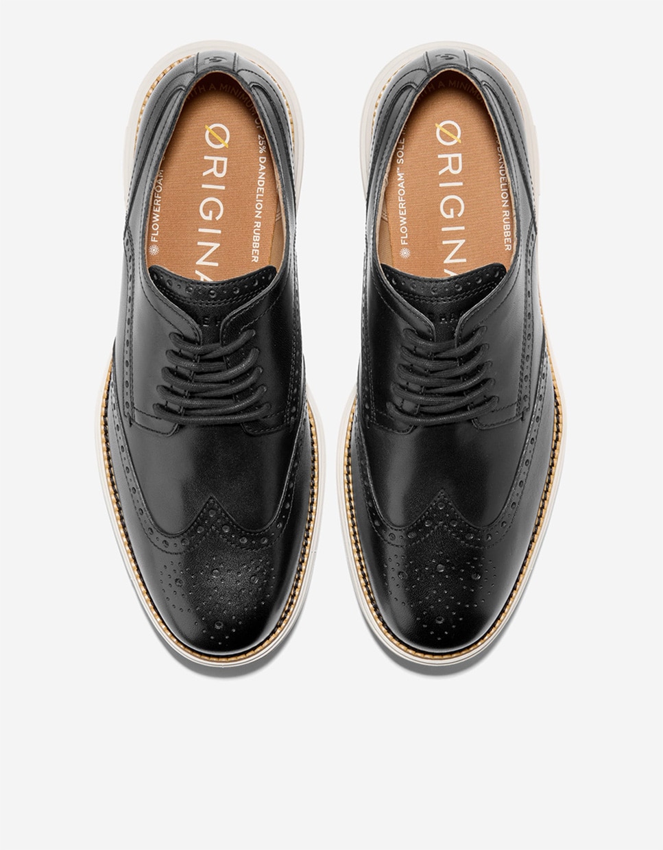 Zapato oxford de hombre confeccionado en piel con entresuela flowerfoam™ - Cole Haan - Negro Negro-5