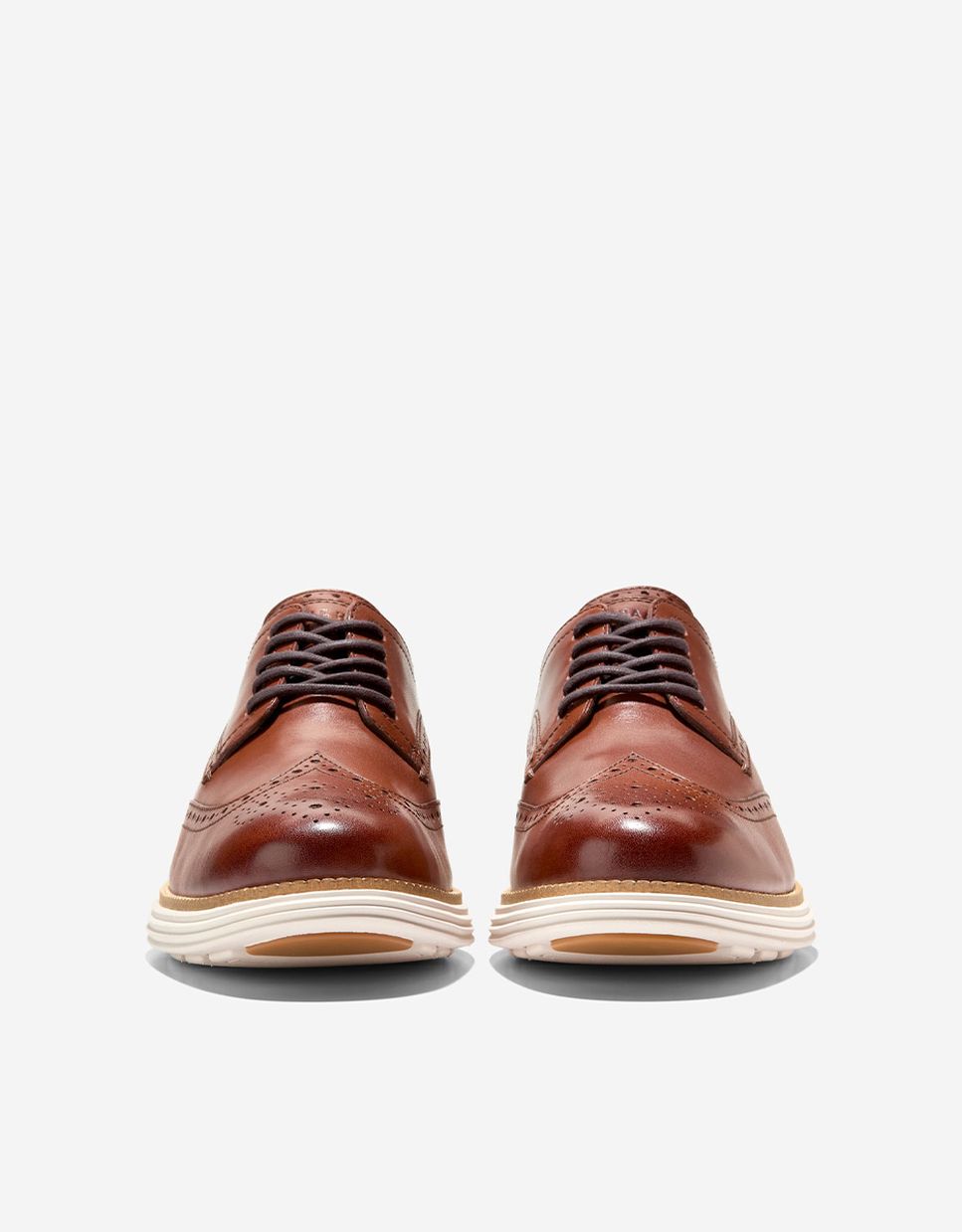 Zapato oxford de hombre confeccionado en piel con entresuela flowerfoam™ - Cole Haan - Marrón Marrón-3